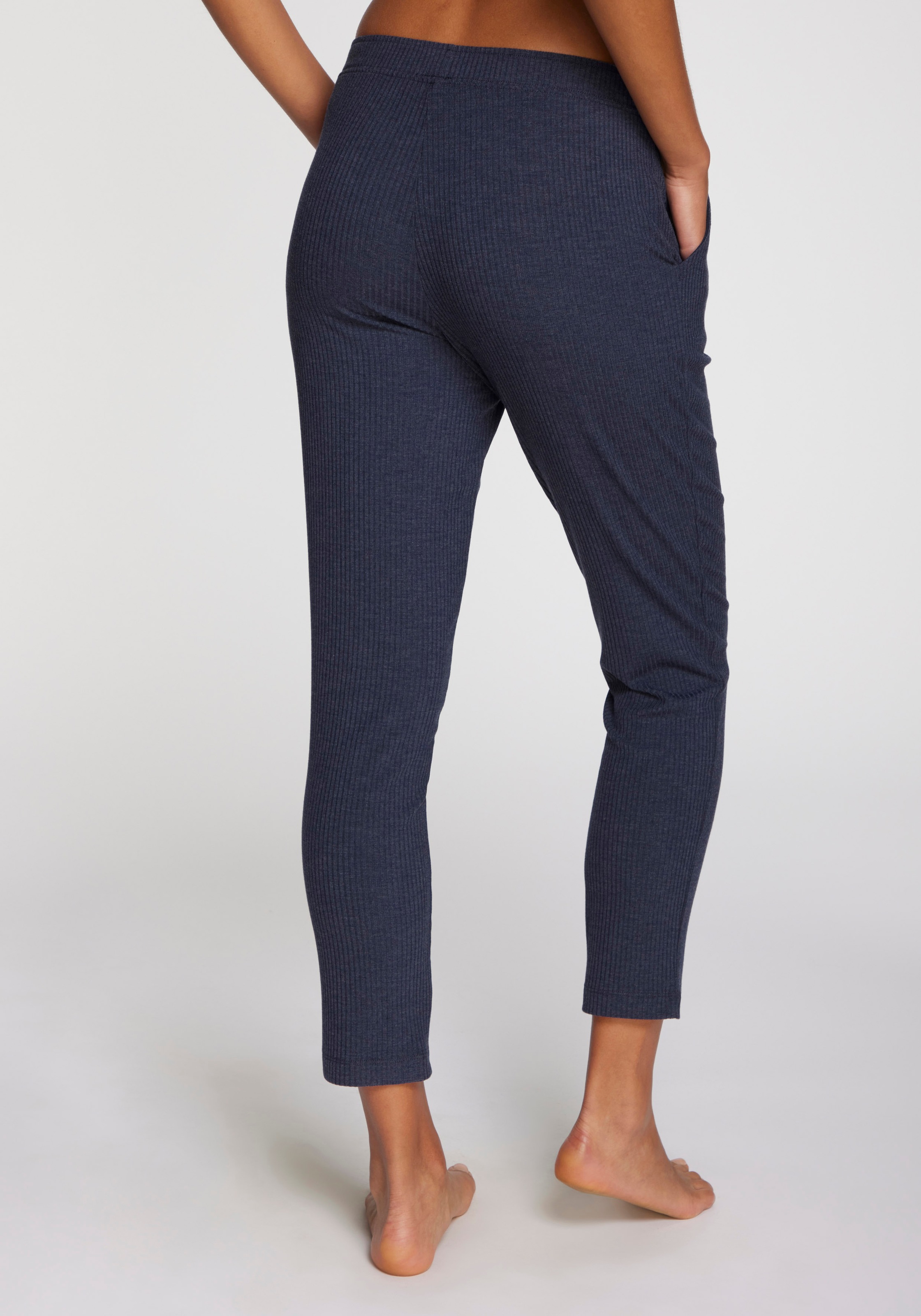 s.Oliver Pyjamahose  aus weicher Rippqualität