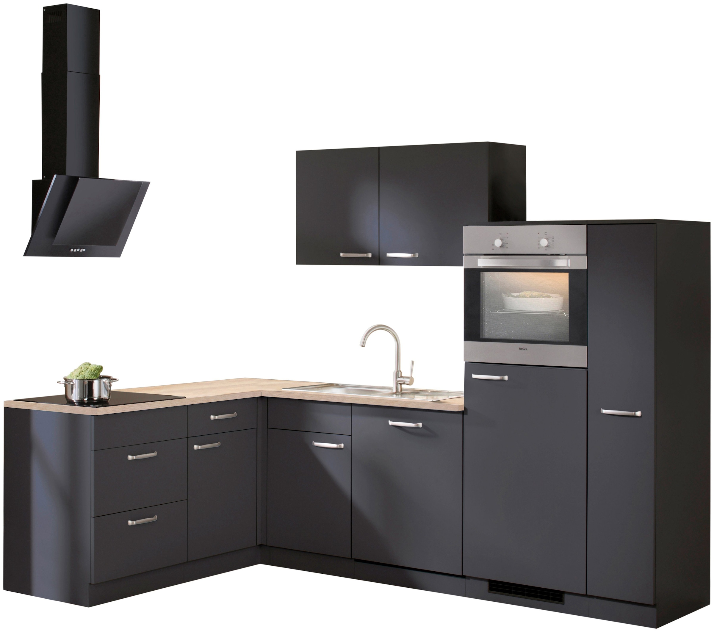 E-Geräten, bei x »Michigan«, OTTO mit 260 170 wiho Winkelküche Küchen cm