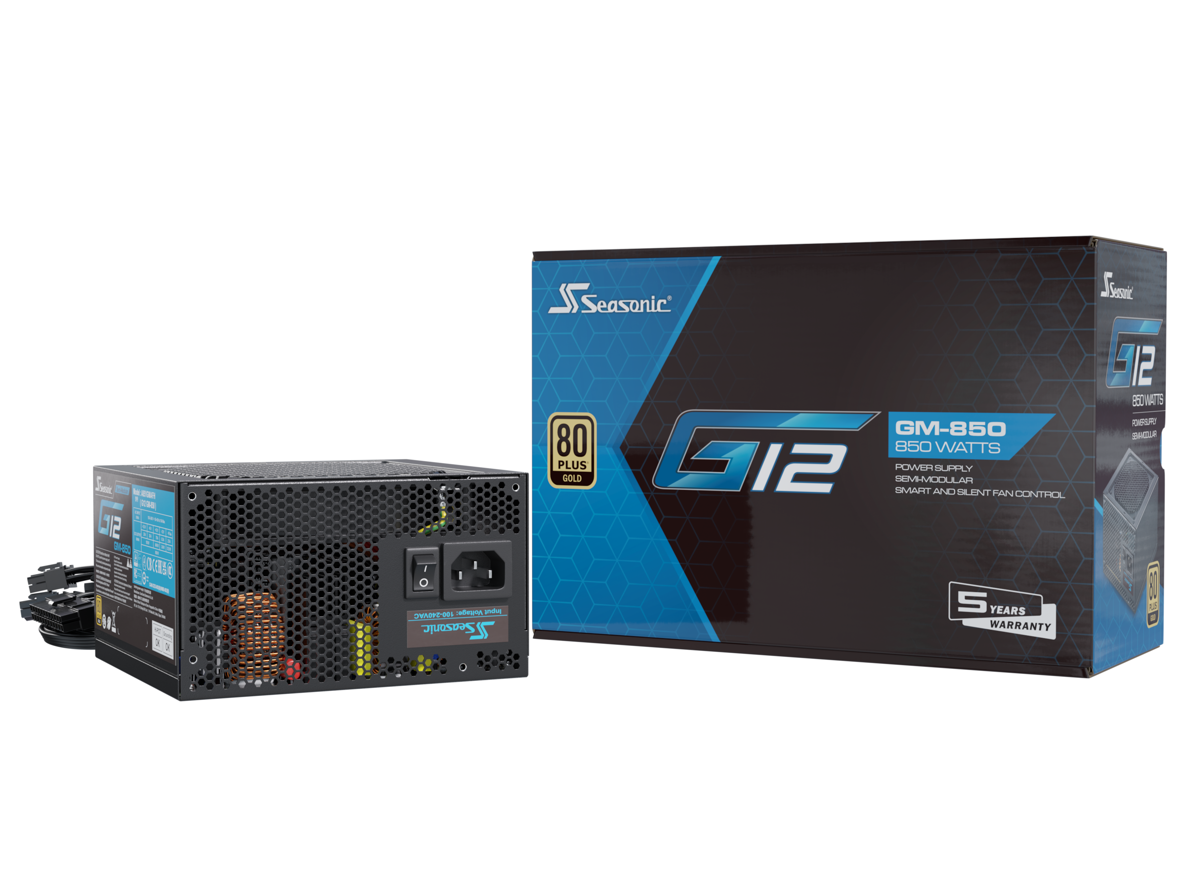 Seasonic PC-Netzteil »G12-GM-850«, (1 St.), 80+ Gold