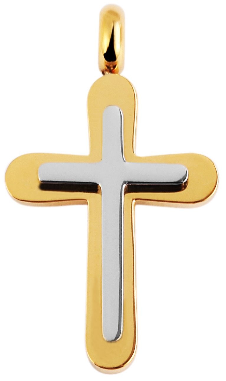 Adelia´s Kreuzanhänger »Unisex Anhänger ¿ Kreuz Kreuzanhänger aus Edelstahl«