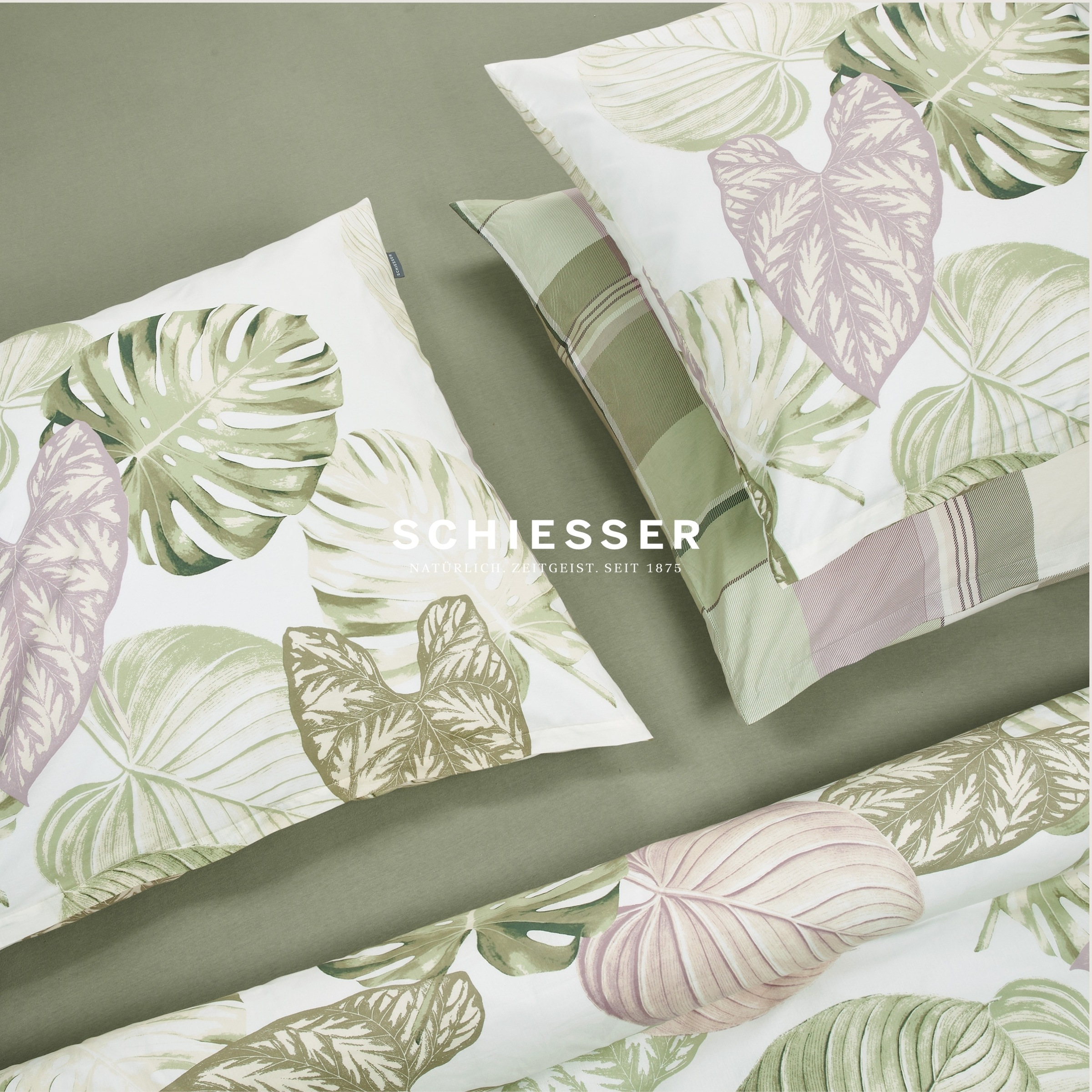 Schiesser Bettwäsche »Ate aus weicher Baumwolle mit einem klassischen Karo-Muster«, Made in Green