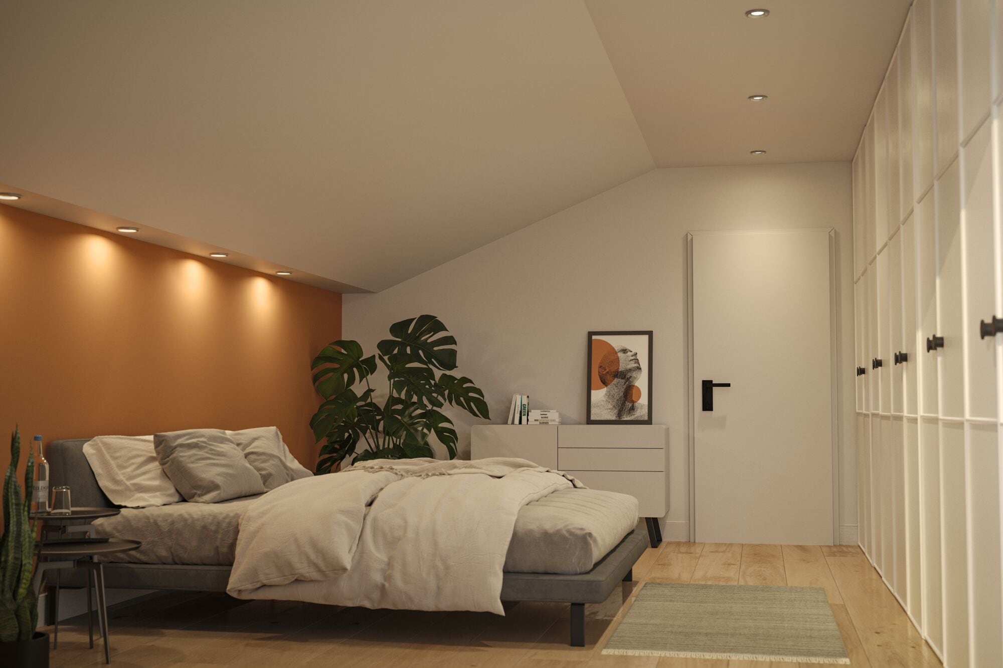 Paulmann LED Einbauleuchte »LED Einbauleuchte Sormus IP65 rund 100mm« 1 Stk. Warmweiß Memoryfunktion