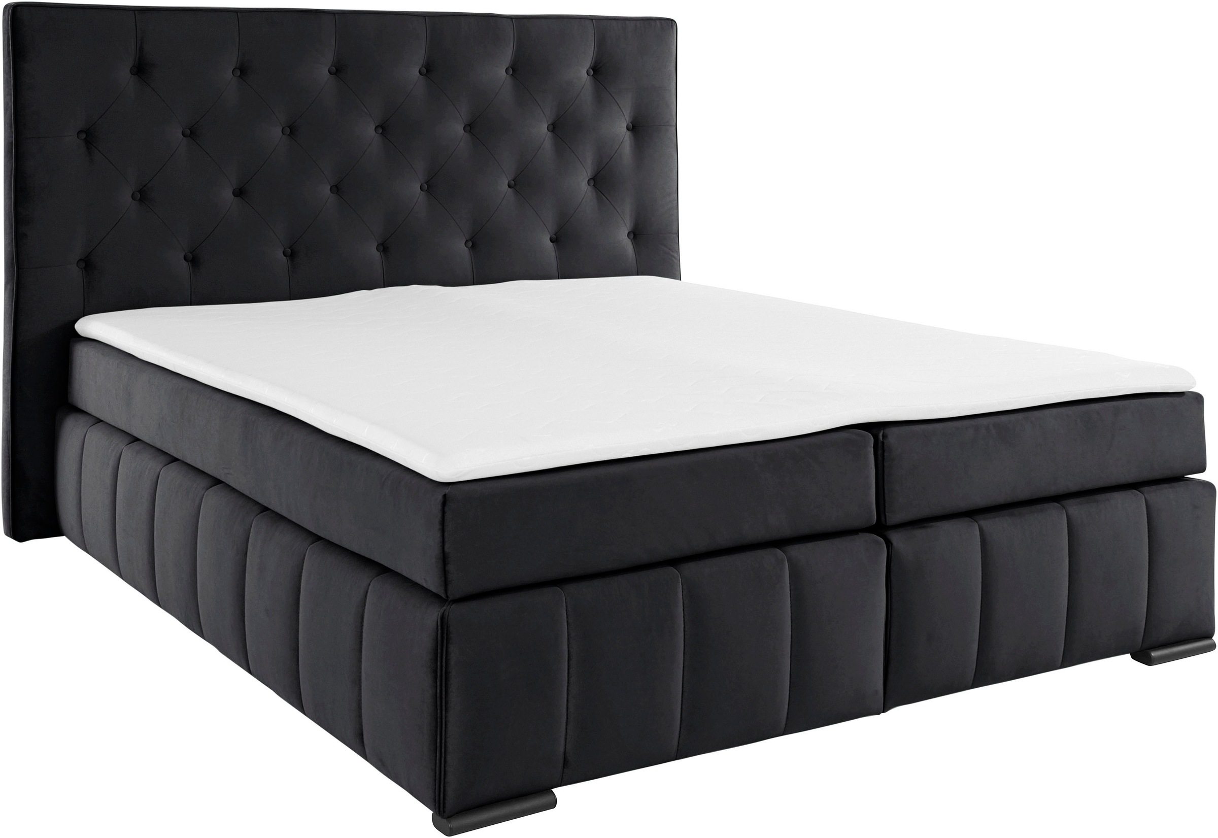 COLLECTION AB Boxbett »Vancouver«, inkl. Topper, 3 Matratzenarten und in H2, H3 und H4 wählbar