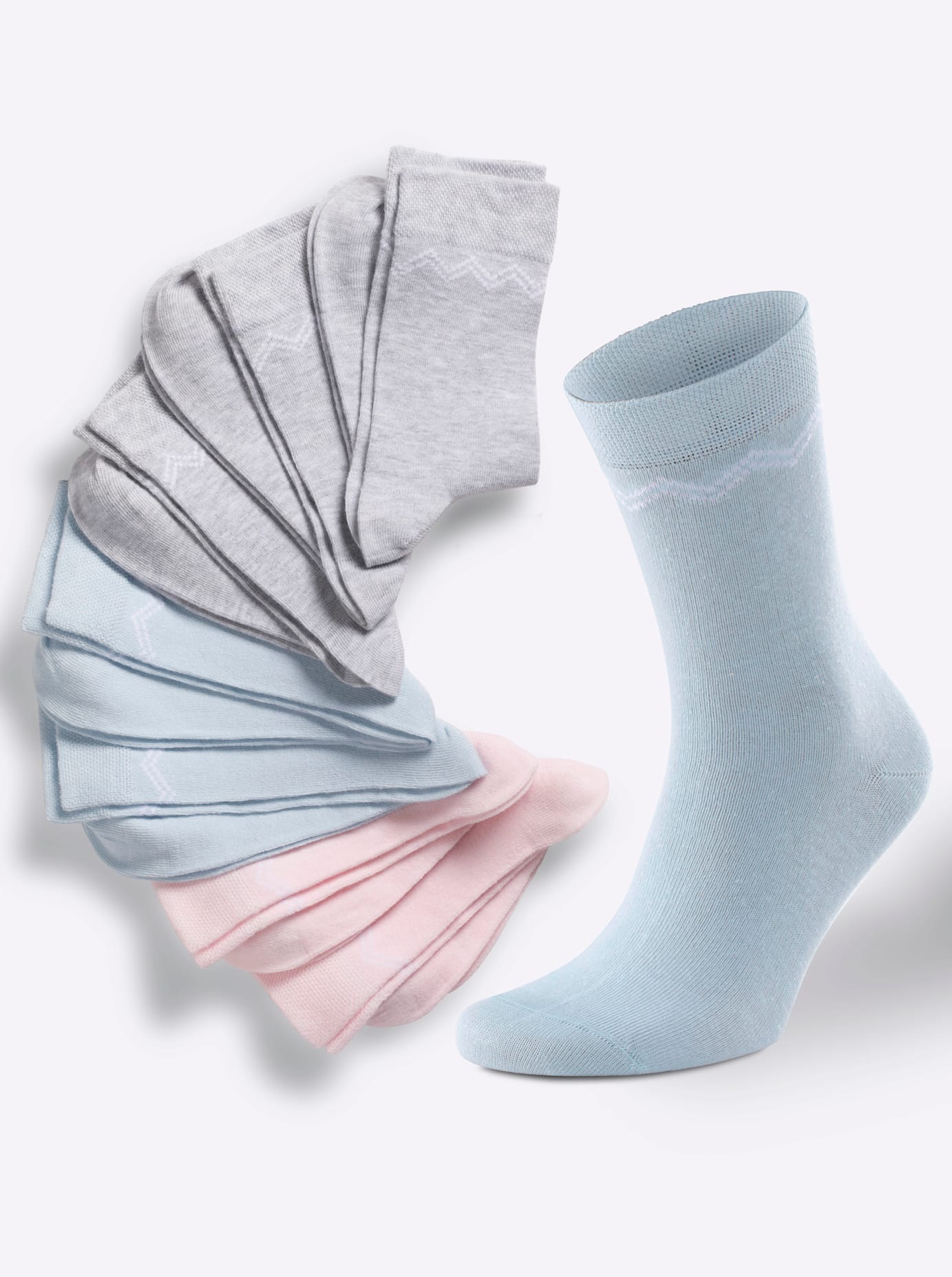 wäschepur Socken, (7 Paar)