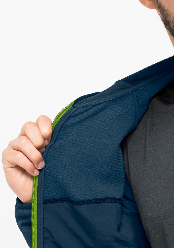 Jack Wolfskin Fleecejacke »KOLBENBERG HOODED FZ M«, mit Kapuze