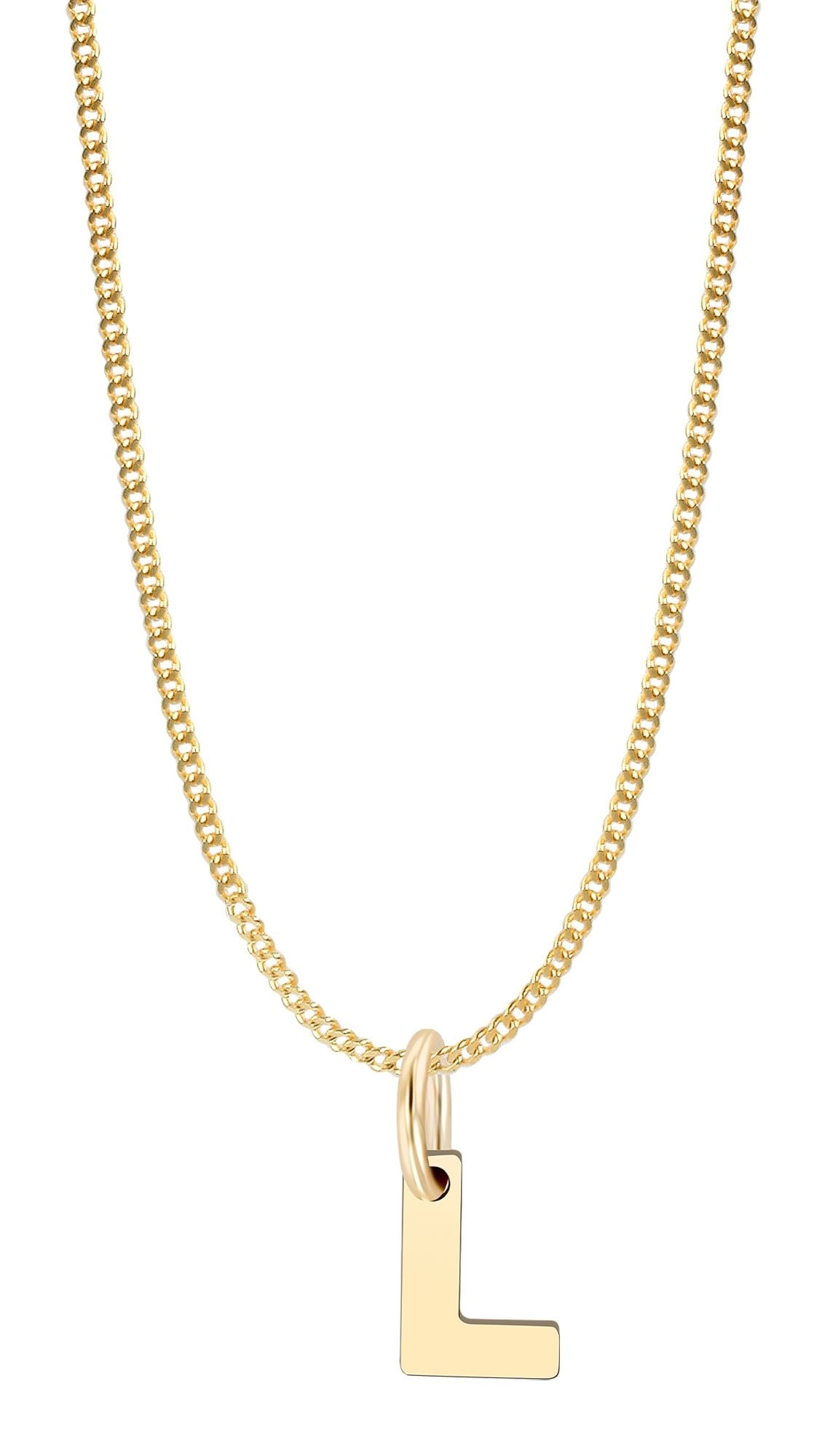 Adelia´s Buchstabenanhänger »Unisex Anhänger ¿ Buchstabe N Buchstabenanhänger aus 375 Gold«