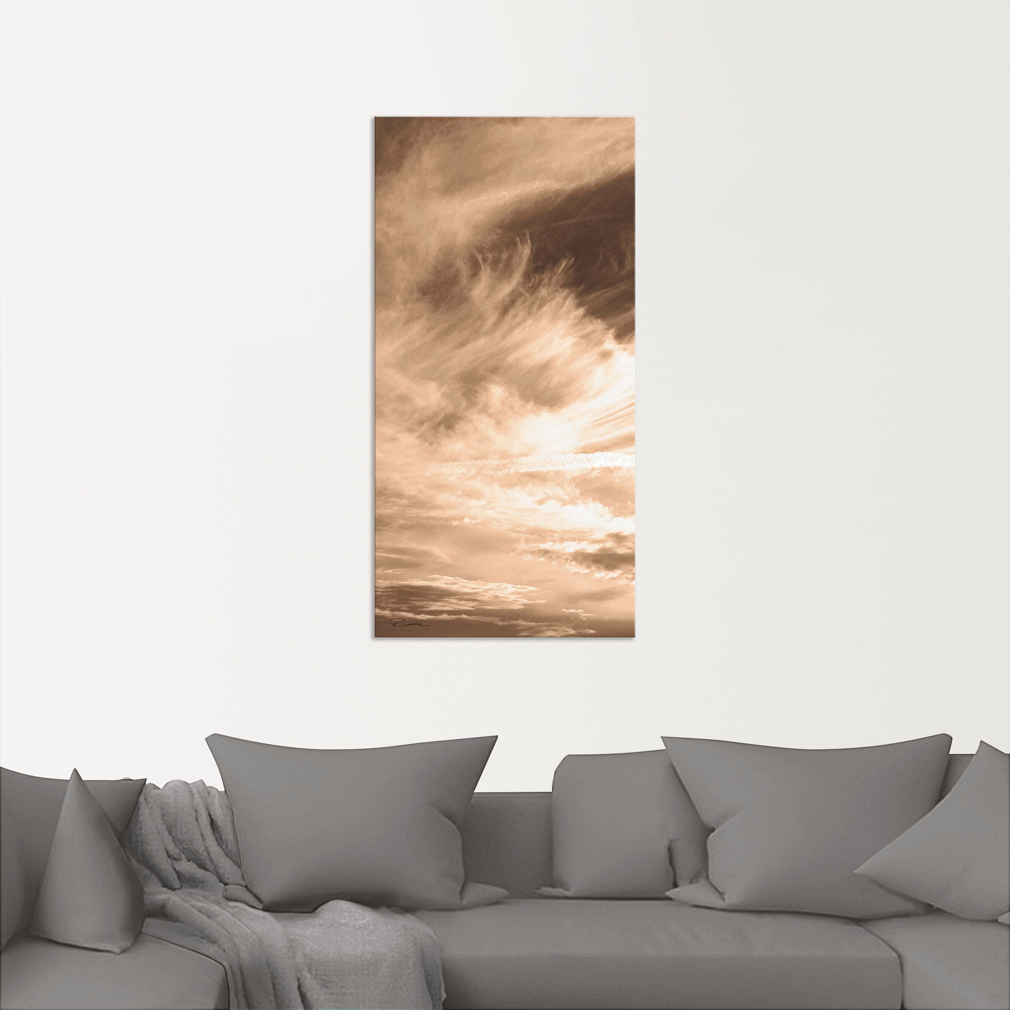 Artland Wandbild »Die Elemente: Luft« Zen 1 Stk. tlg. als Alubild, Outdoorbild, Leinwandbild in verschied. Größen