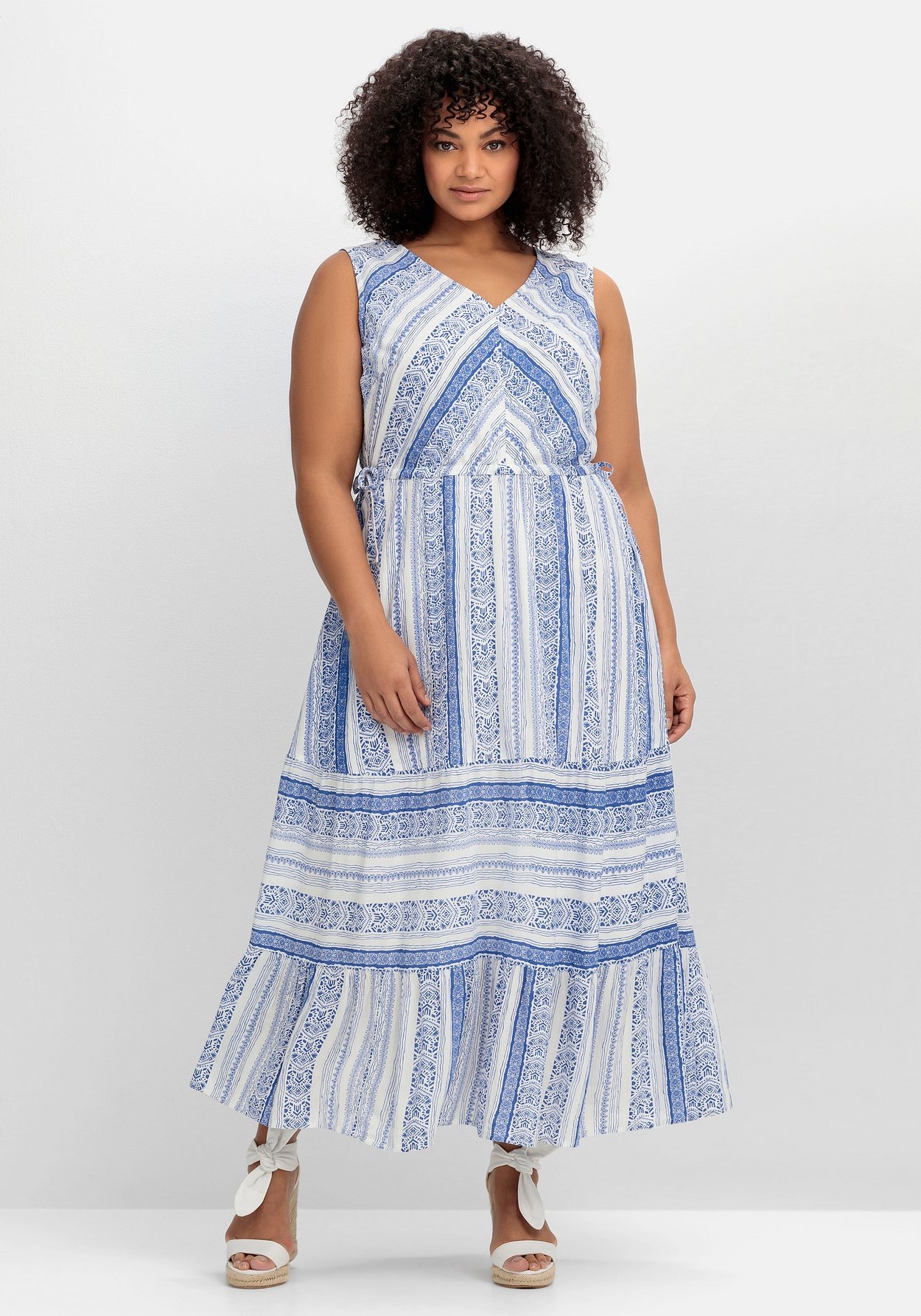 Sheego Sommerkleid »Maxikleid mit Alloverdruck«