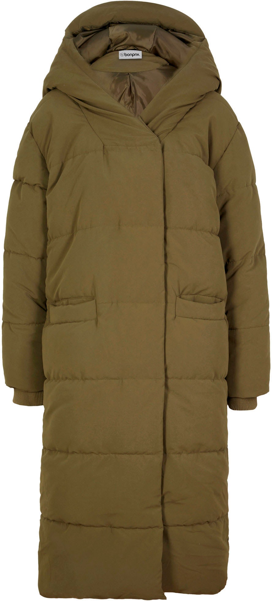 bonprix Steppmantel mit dicker Wattierung, mit Kapuze, Oversize-Passform