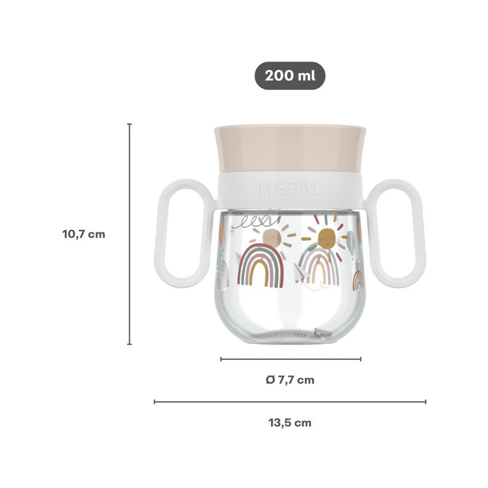 Mepal Kinderbecher »360° Trinklernbecher Mio (2025) 200 ml«