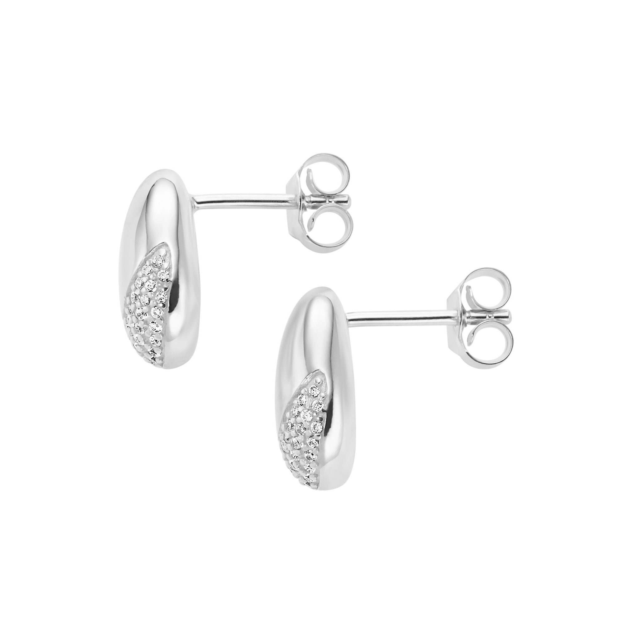 GIORGIO MARTELLO MILANO Paar Ohrstecker »Ohrstecker mit weißen Zirkonia, Silber 925«