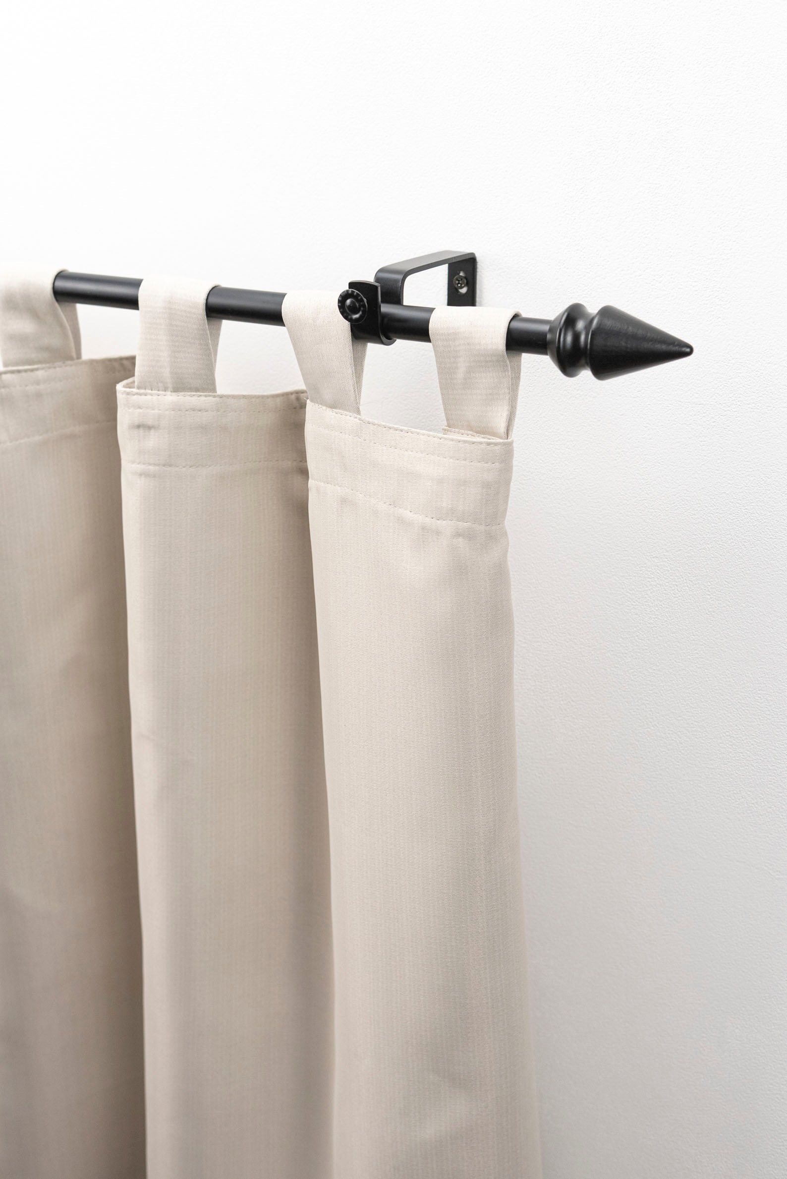 GARESA Gardinenstange »SPYRNA mit offenem Träger« Ø 16 mm 1 läufig-läufig Wunschmaßlänge Vorhanggarnitur, verlängerbar, Spitze, ohne Ringe