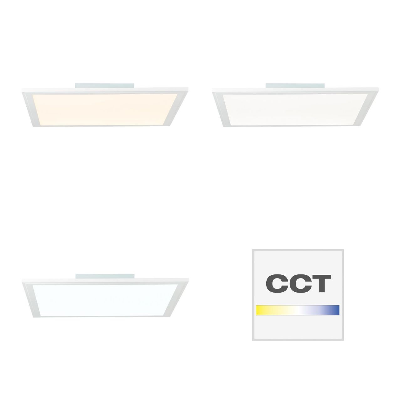 Brilliant LED Panel »Abie«, 1 flammig, Leuchtmittel LED-Modul | LED fest integriert, LED Deckenaufbau-Paneel 40x40cm RGB