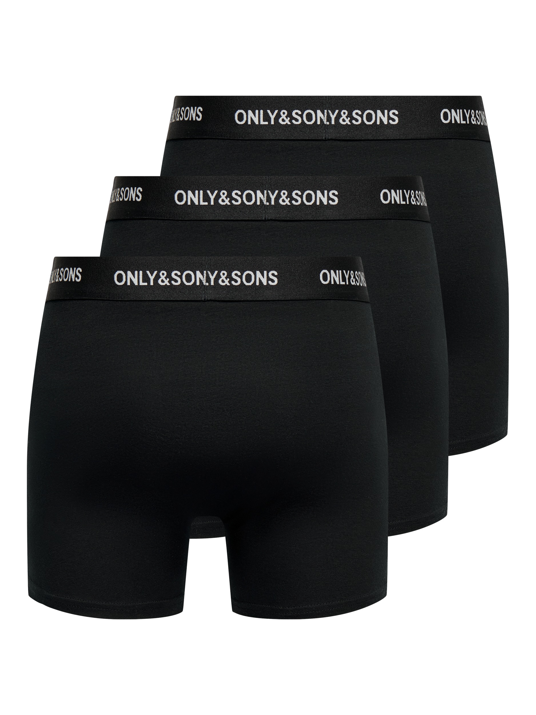 ONLY & SONS Trunk »ONSBASIC SOLID BOXER 3PACK NOOS« Packung, 3 Stk. Baumwollmischung, eng anliegend