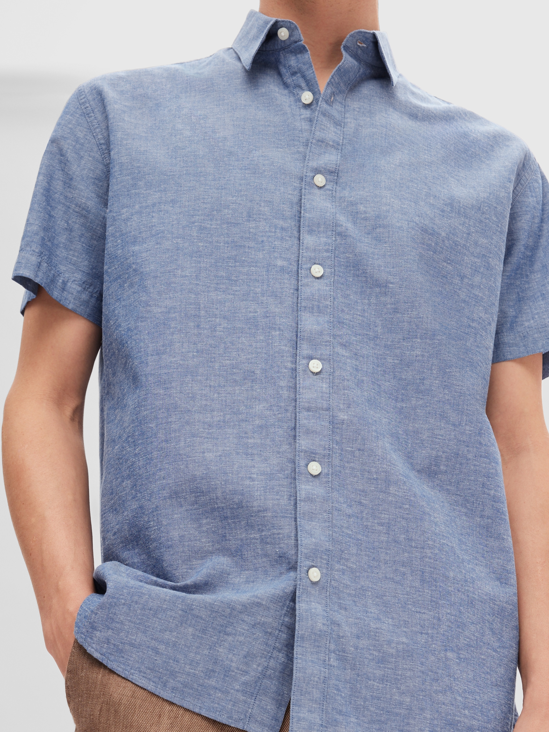 SELECTED HOMME Kurzarmhemd »SLHREG-SUN SHIRT SS NOOS«