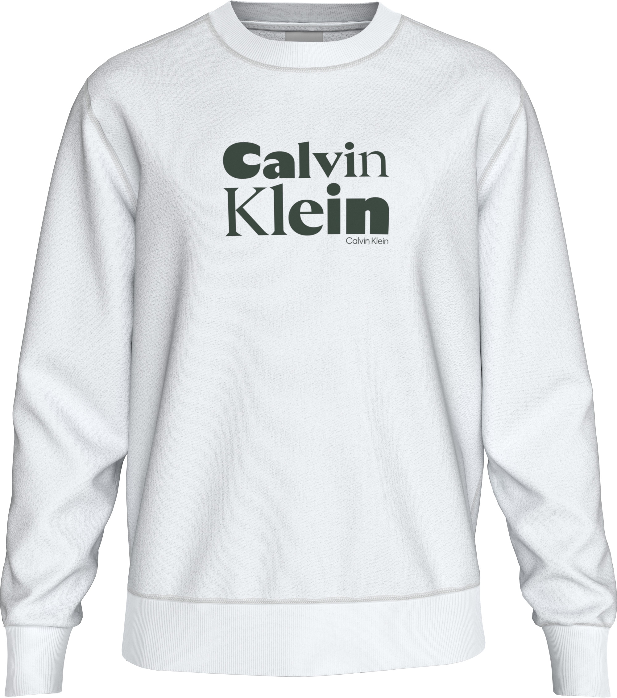 Calvin Klein Sweatshirt »LS EU 350TERRY CALVIN BOLD GRAPH«, Rundhalsausschnitt, regular fit