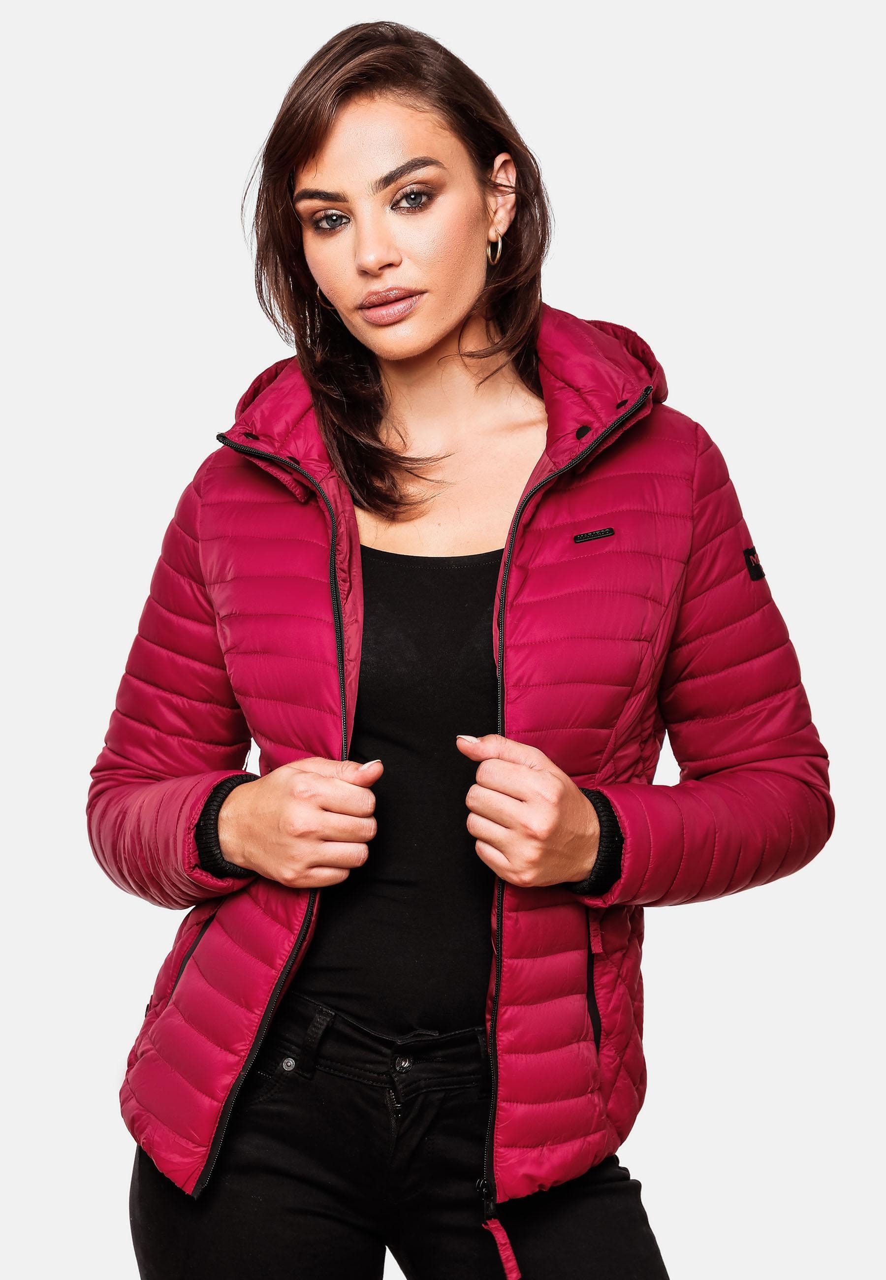 Marikoo Steppjacke »Steppjacke Samtpfote«, mit Kapuze, ultraleichte Übergangsjacke mit Kapuze