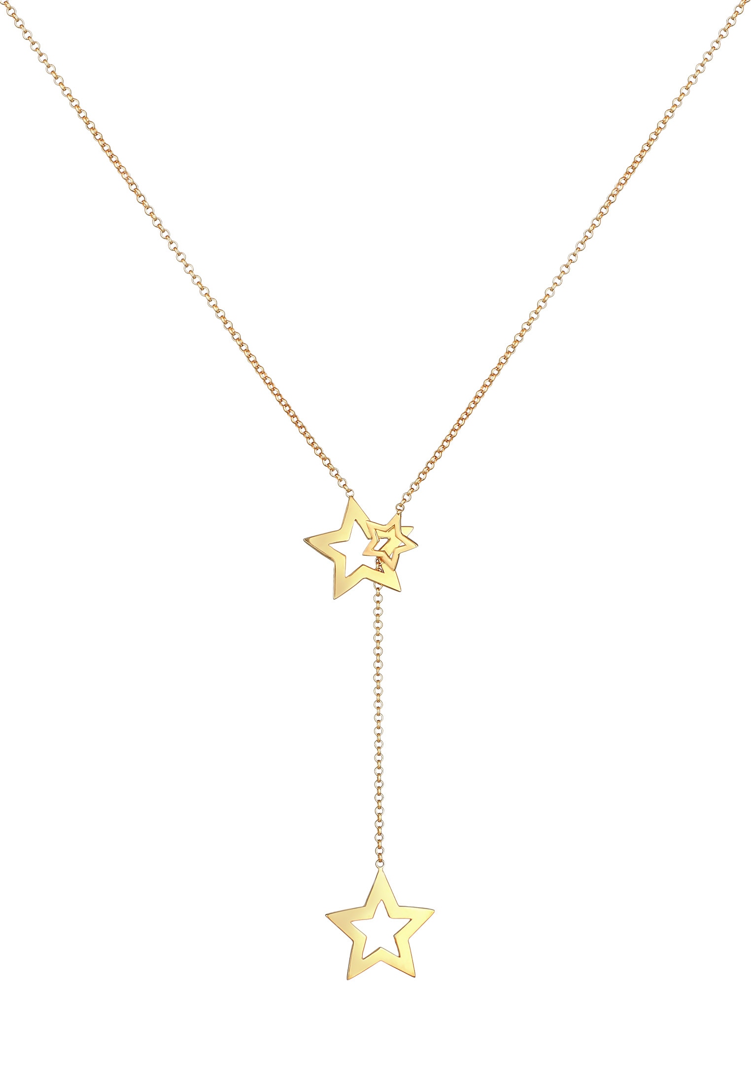 Elli Y-Kette »Halskette Y-Kette Stern Astro Bezaubernd 925 Silber«