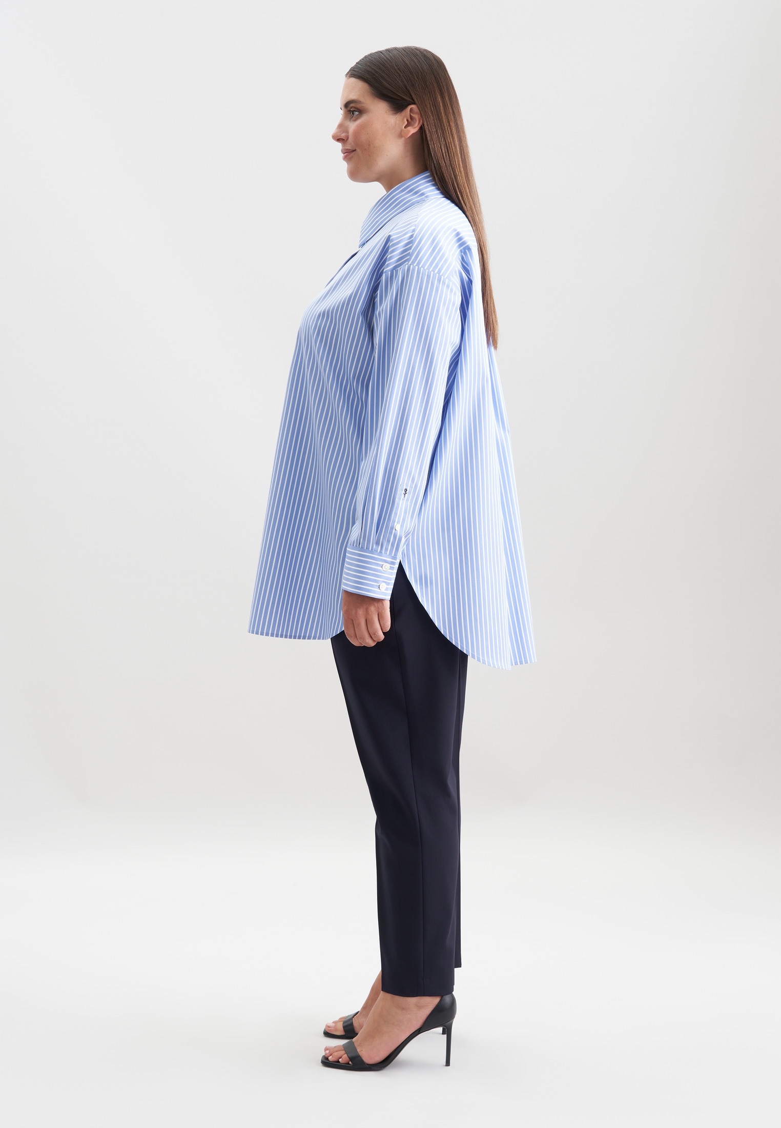 seidensticker Hemdbluse »Schwarze Rose« 1/1 Gestreift