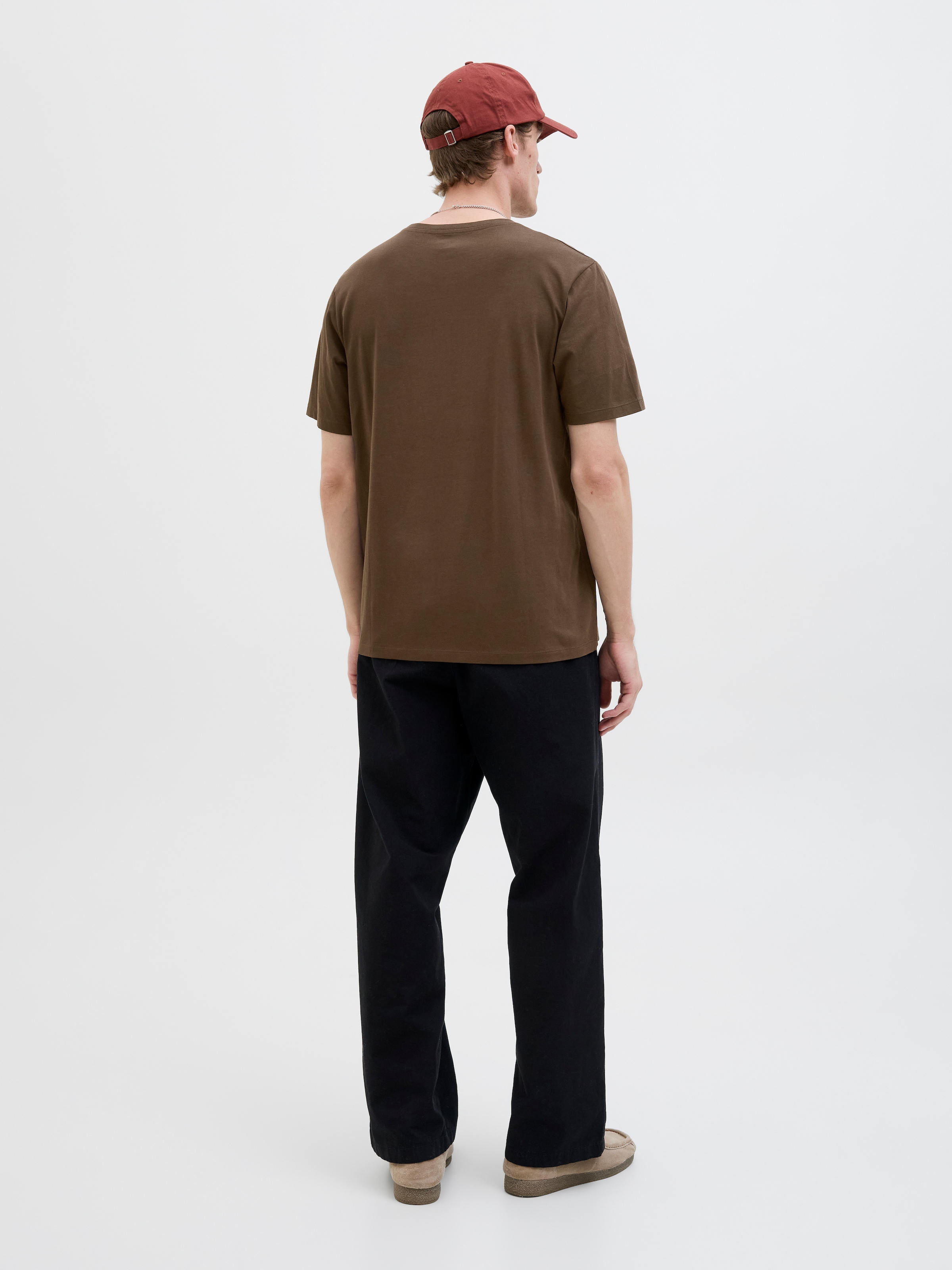 Jack & Jones Rundhalsshirt »JJEORGANIC BASIC TEE SS O-NECK NOOS« Baumwolle, regular fit