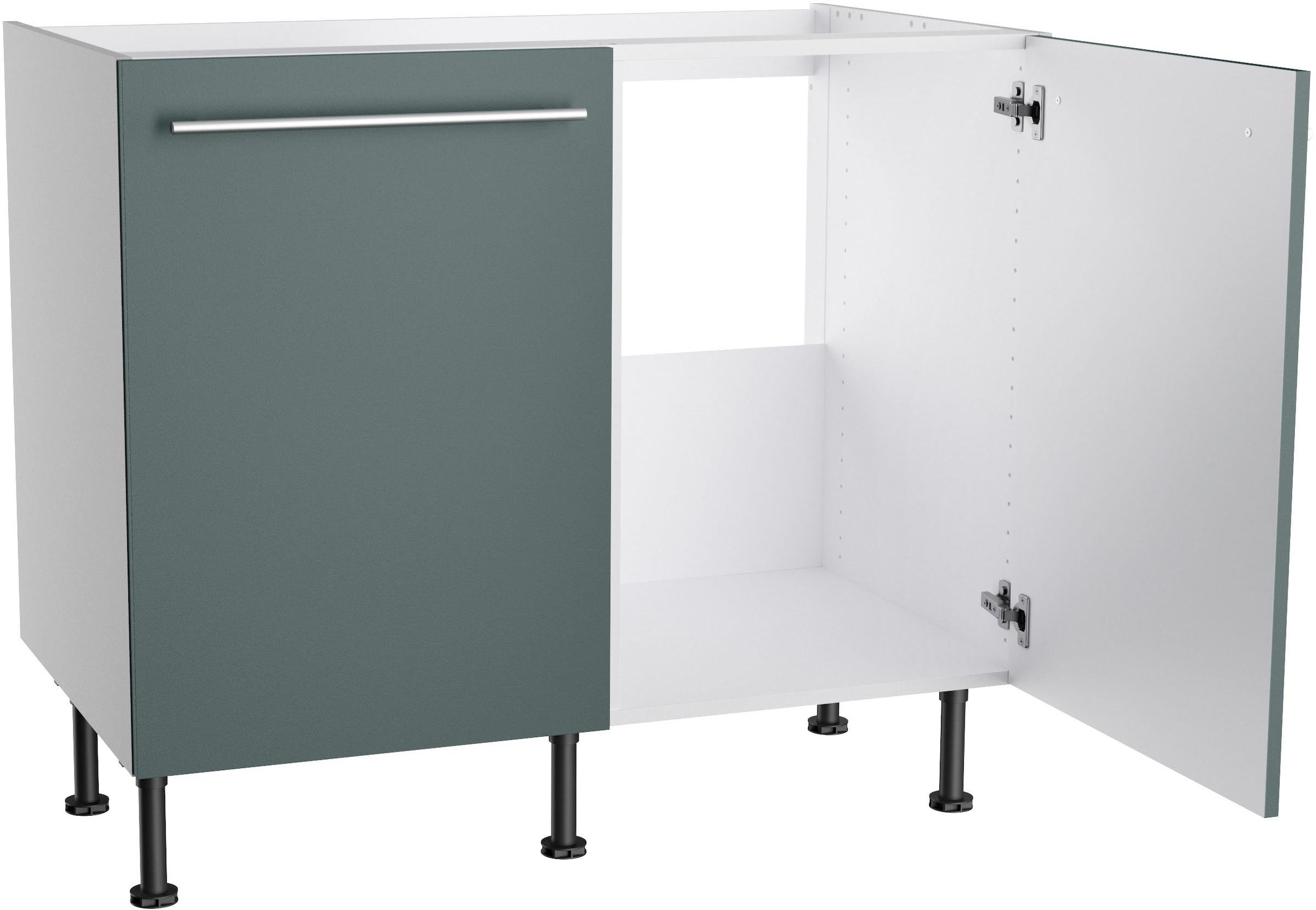 KOCHSTATION Spülenschrank »KS-Bern2«, Breite 100 cm, 2 Türen