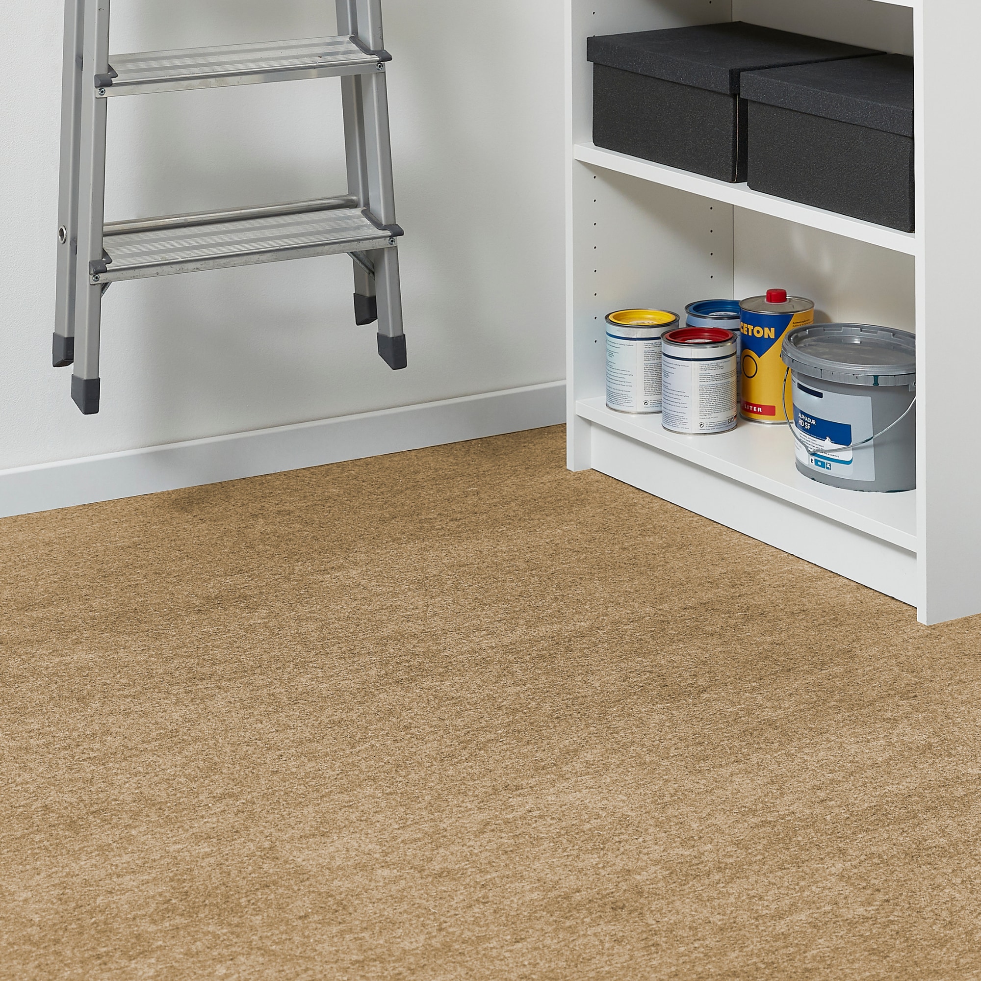 Andiamo Teppichfliese »Skandi, selbstklebend«, rechteckig, 4 mm Höhe, 40x40 cm, 25 Stück (4 qm), 50 Stück (8 qm) oder 100 Stück (16 qm)