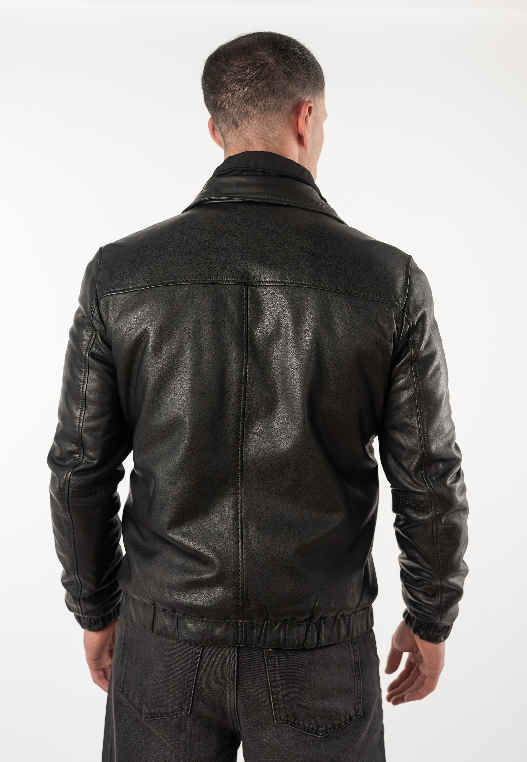 Mauritius Lederjacke »MMEsky« mit abnehmbarem Kragen, Regular Fit