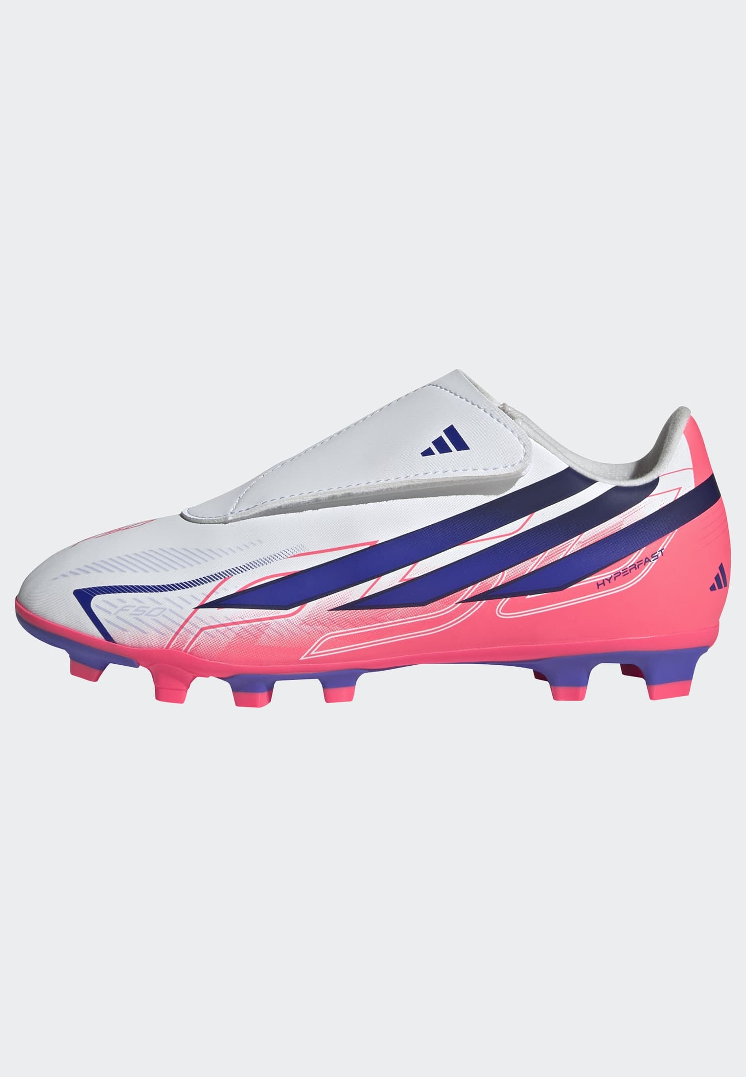 adidas Performance Fußballschuh »F50 HYPERFAST CLUB KIDS , KLETTVERSCHLUSS, FESTE / GEMISCHTE BÖDEN«  für viele verschiedene Böden geeignet, für Jugendliche & Kinder