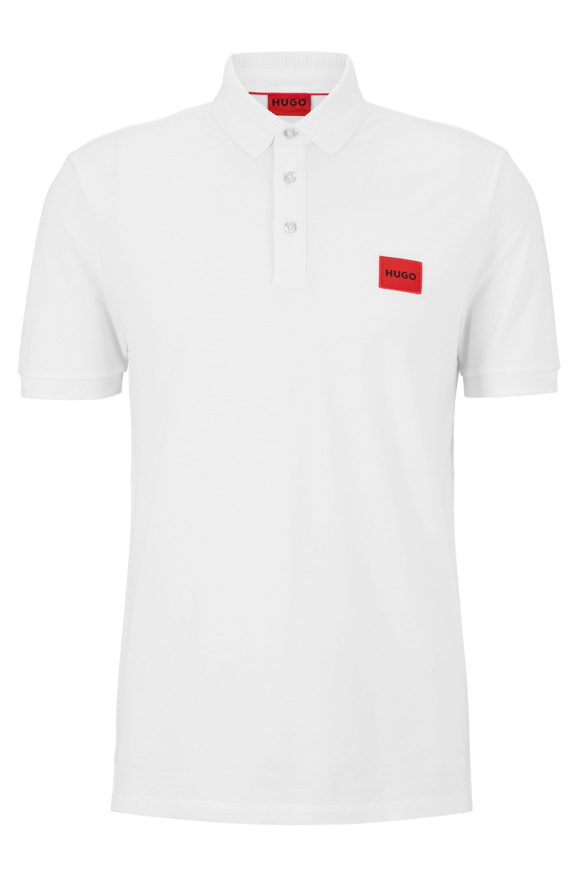 HUGO Poloshirt »Dereso« Slim Fit, Kurzarm, HUGO Weblabel