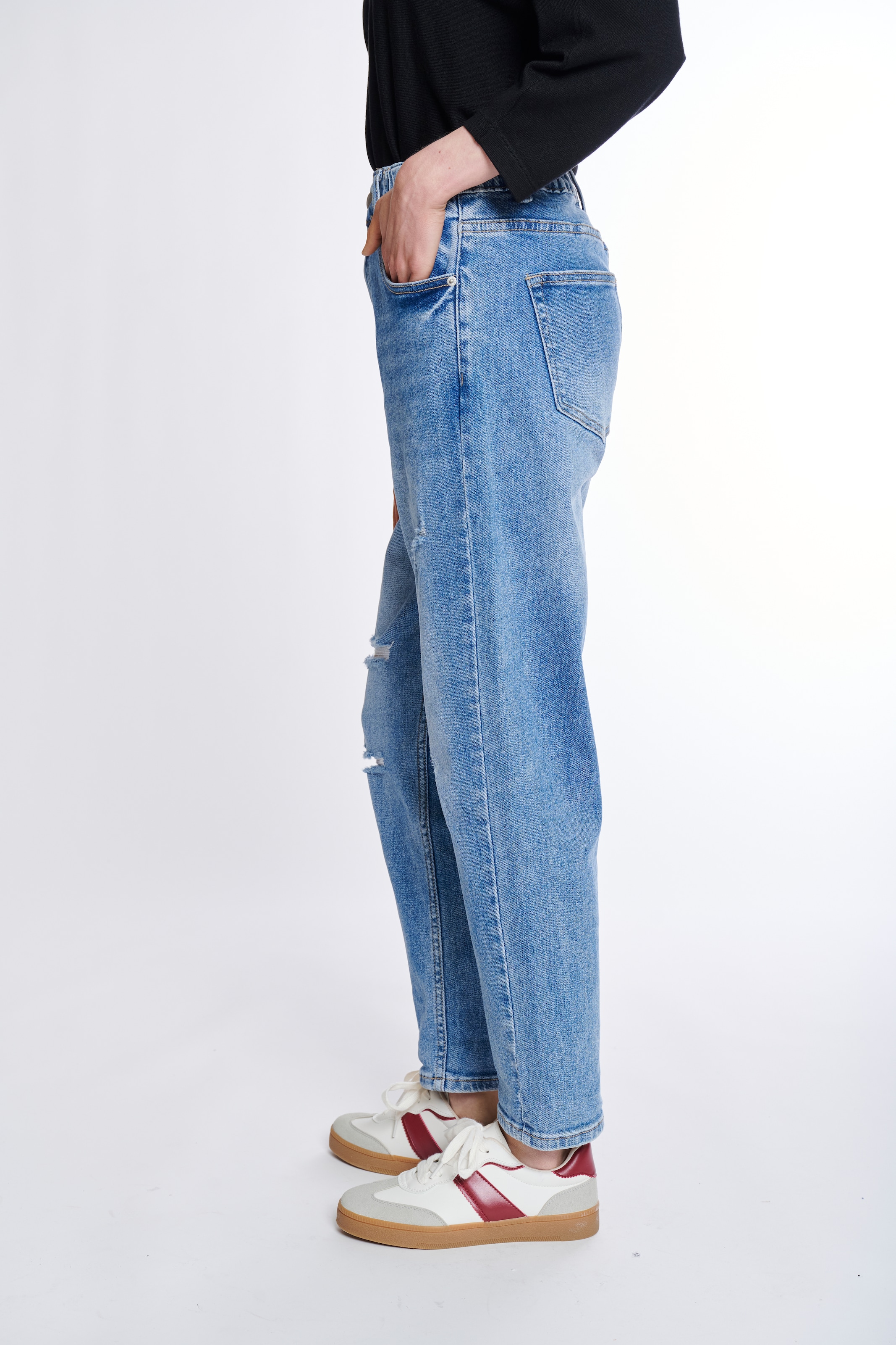 HaILY’S 5-Pocket-Jeans »LG HW C JN Mi44rell Destroy«, mit Destroyed Effekt