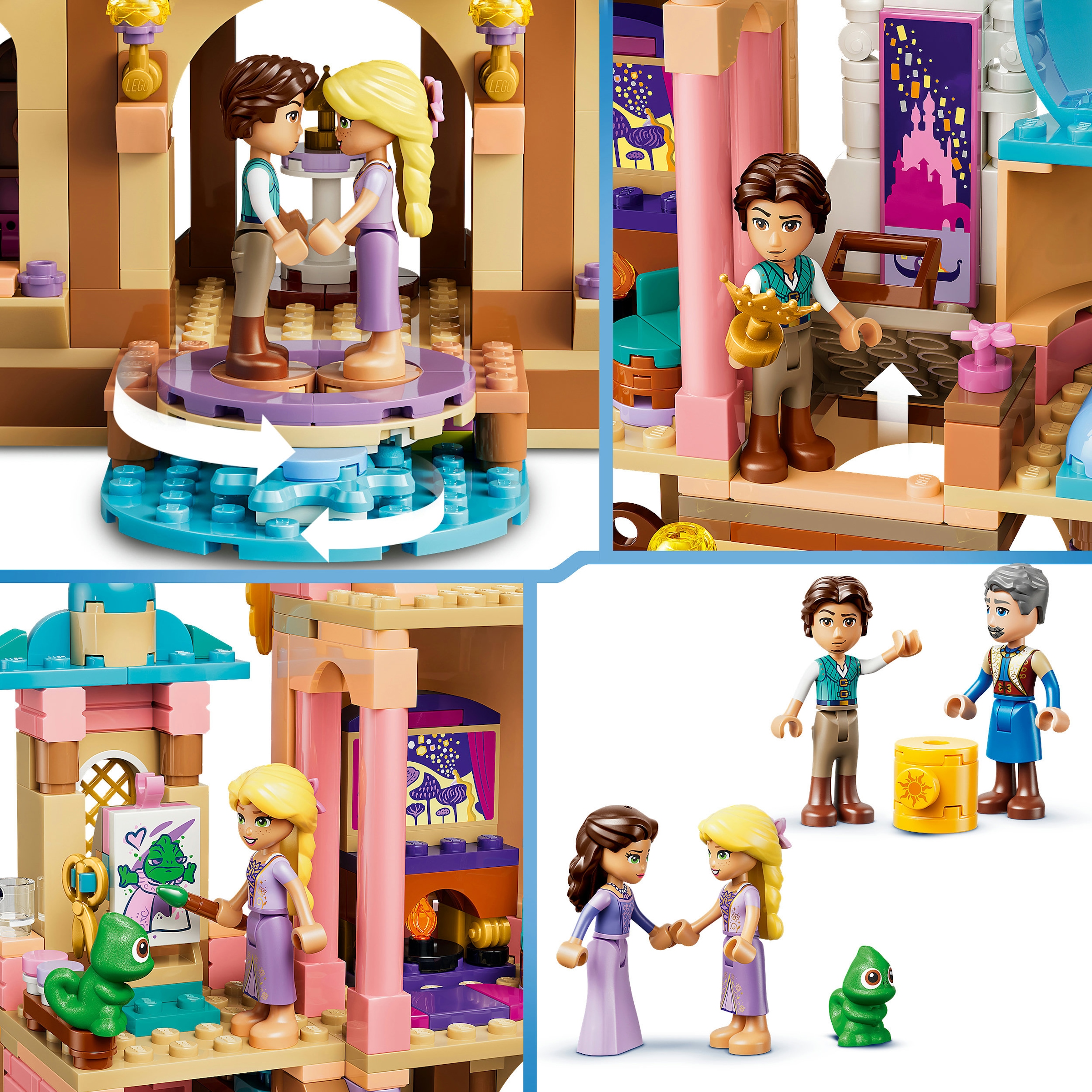 LEGO® Konstruktionsspielsteine »Rapunzels Schloss (43297), LEGO Disney Princess« Made in Europe