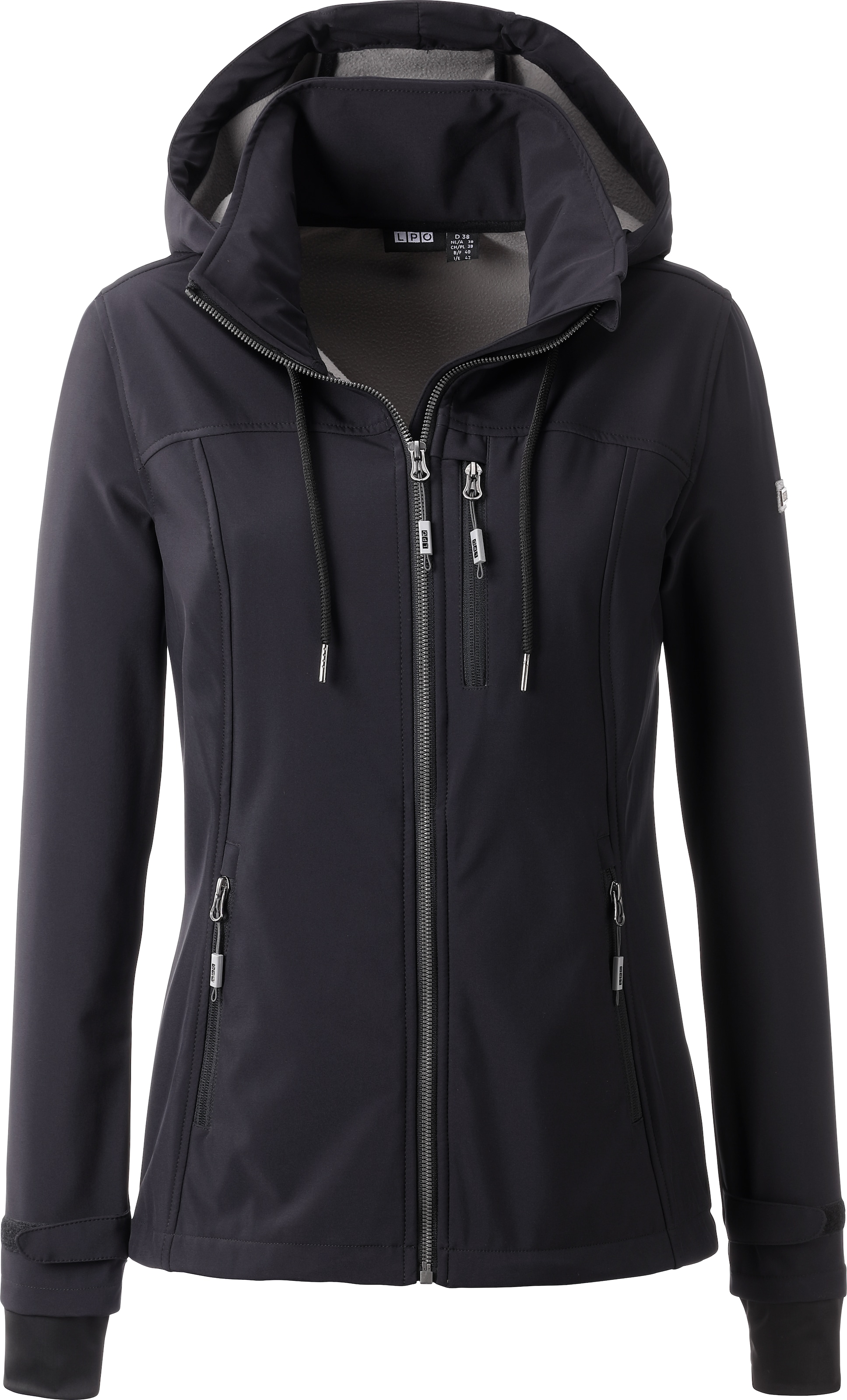 DEPROC Active Softshelljacke »DECORAH PEAK V WOMEN«, mit abnehmbarer Kapuze