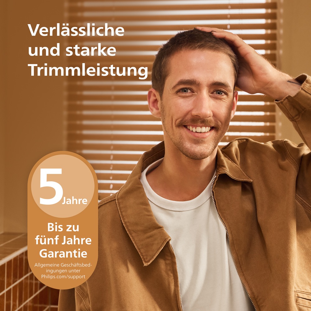 Philips Haarschneider »Serie 3000 HC3734/15« 1 Aufsätze 9 Längeneinstellungen, Trim-and-Flow