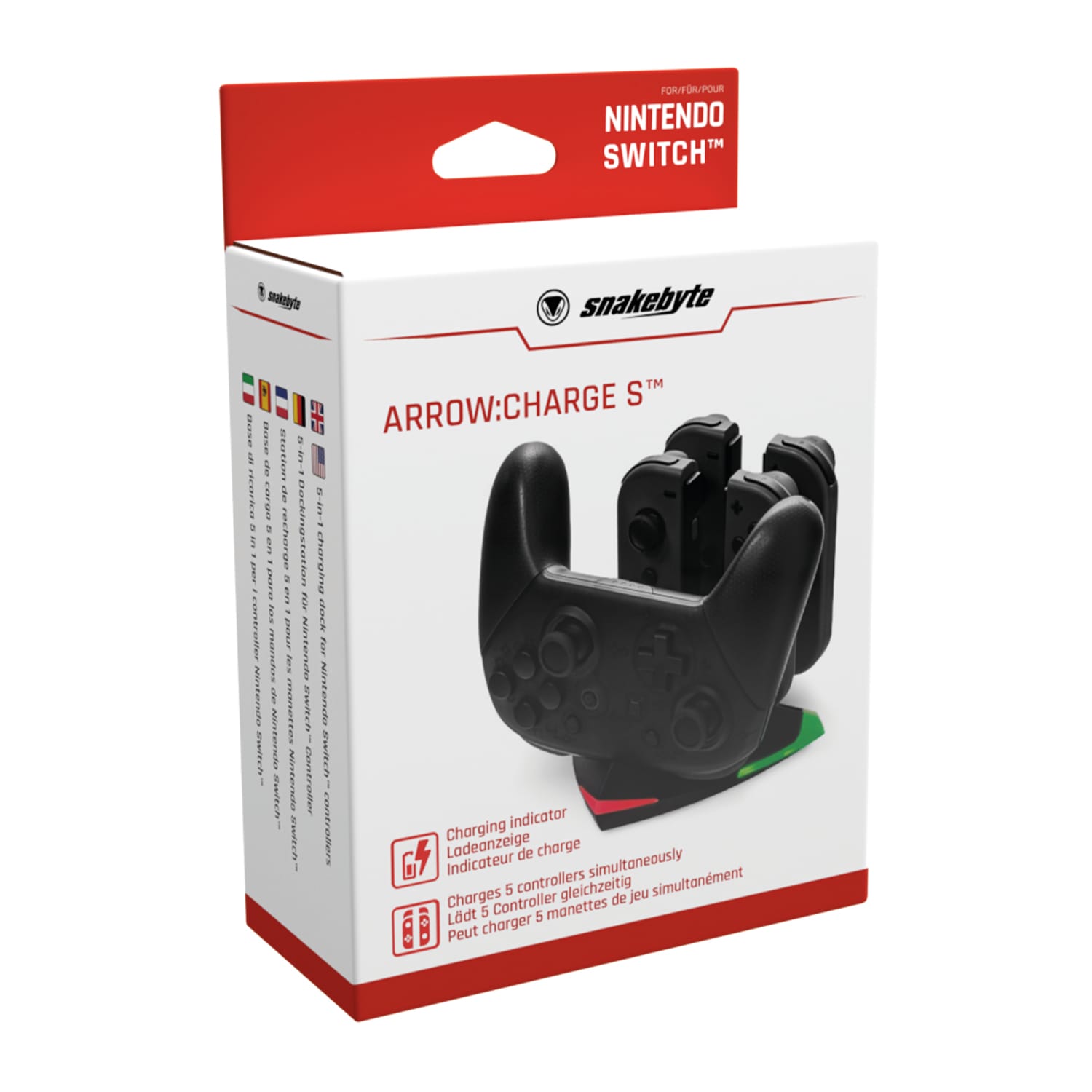 Snakebyte Controller-Ladestation »Arrow:Charge S«