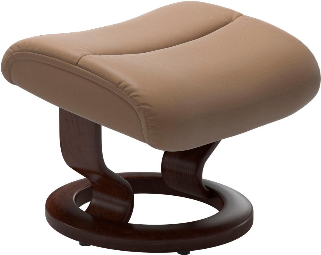 Stressless® Relaxsessel »View«, (Set, Relaxsessel mit Hocker), mit Classic Base, Größe S,Gestell Braun