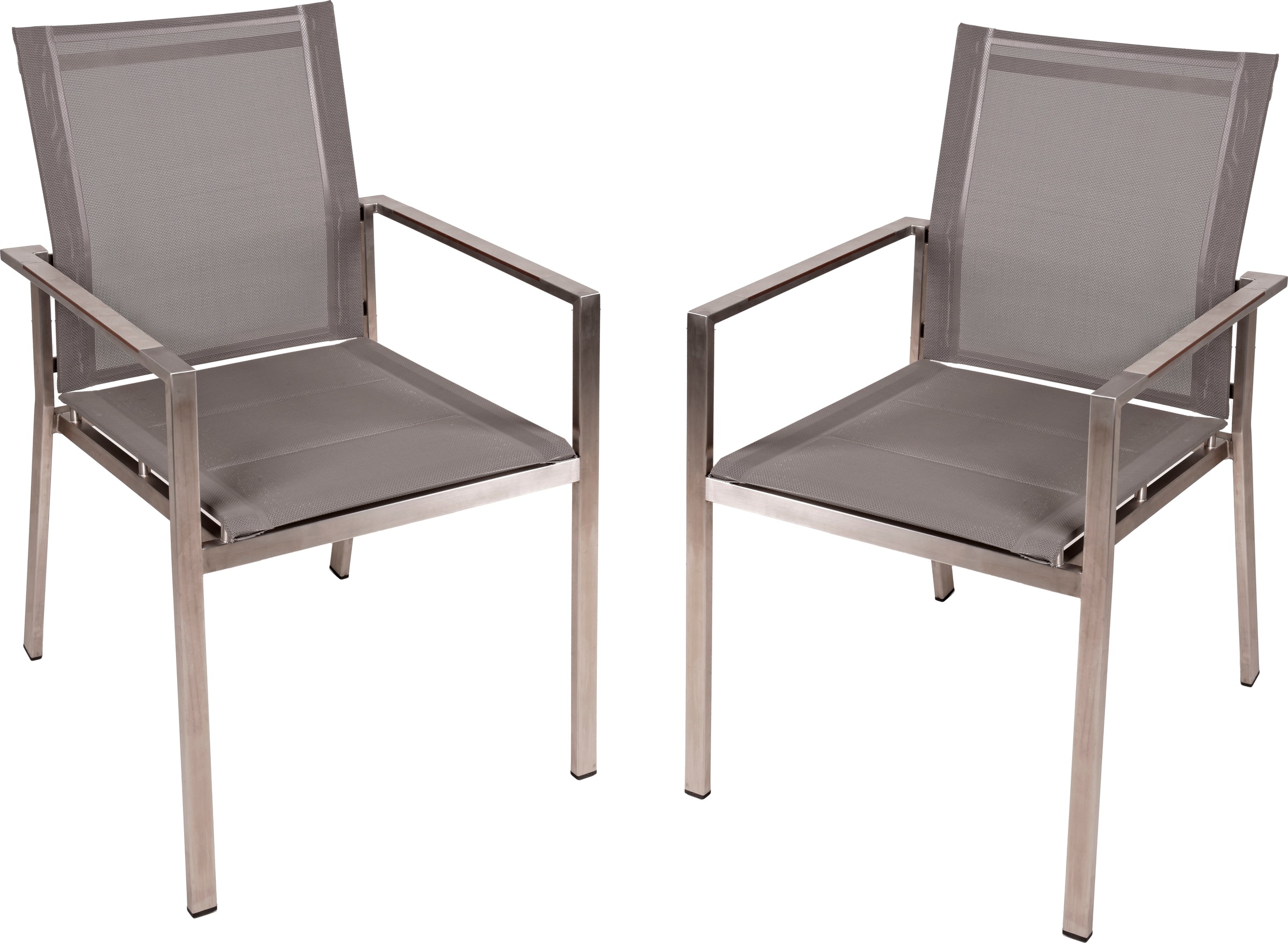 Garden Pleasure Stapelstuhl »SIENNA, 2er Set«, (Set), 2 St., stapelbar