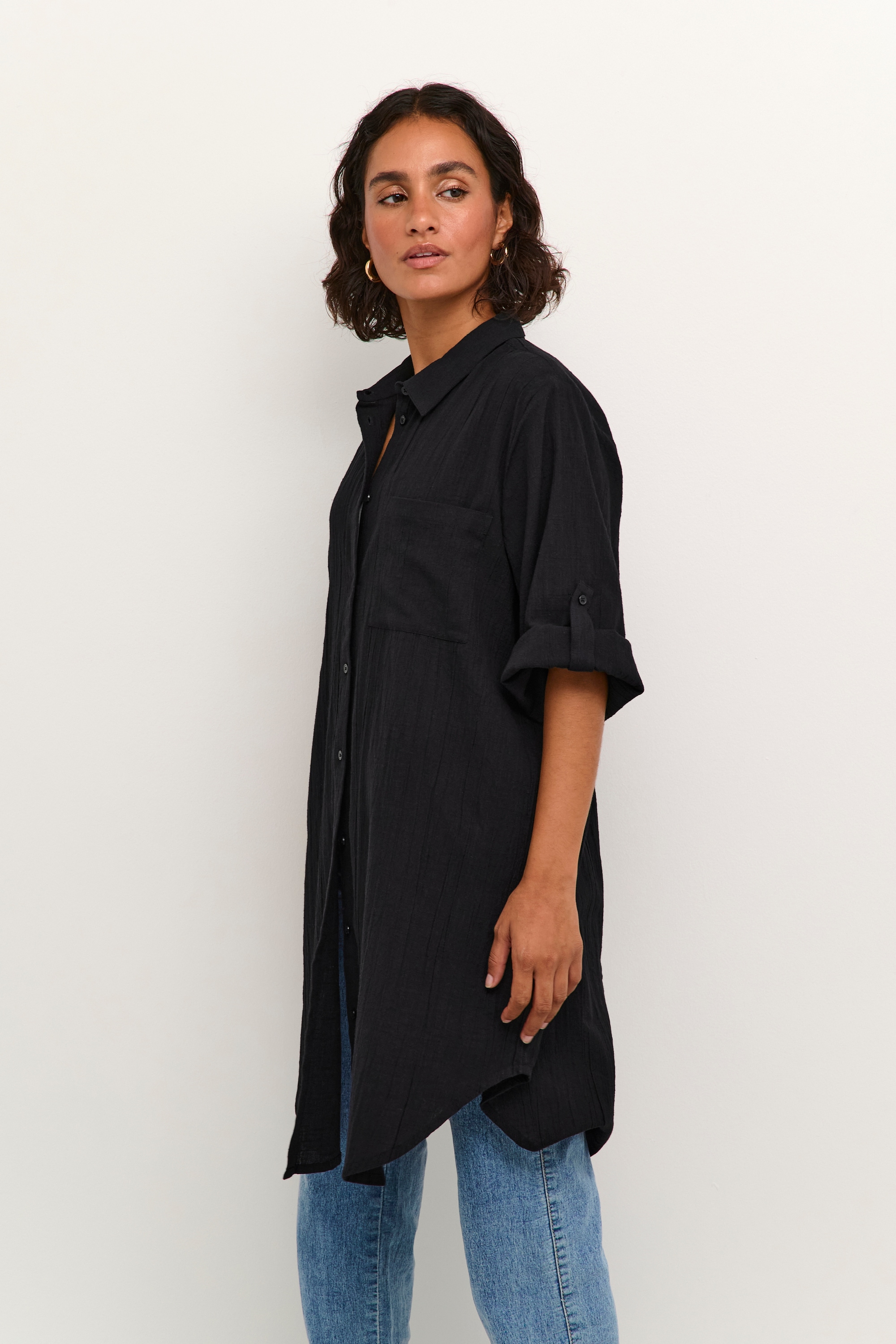 KAFFE Blusenkleid »Hemd KApauline«
