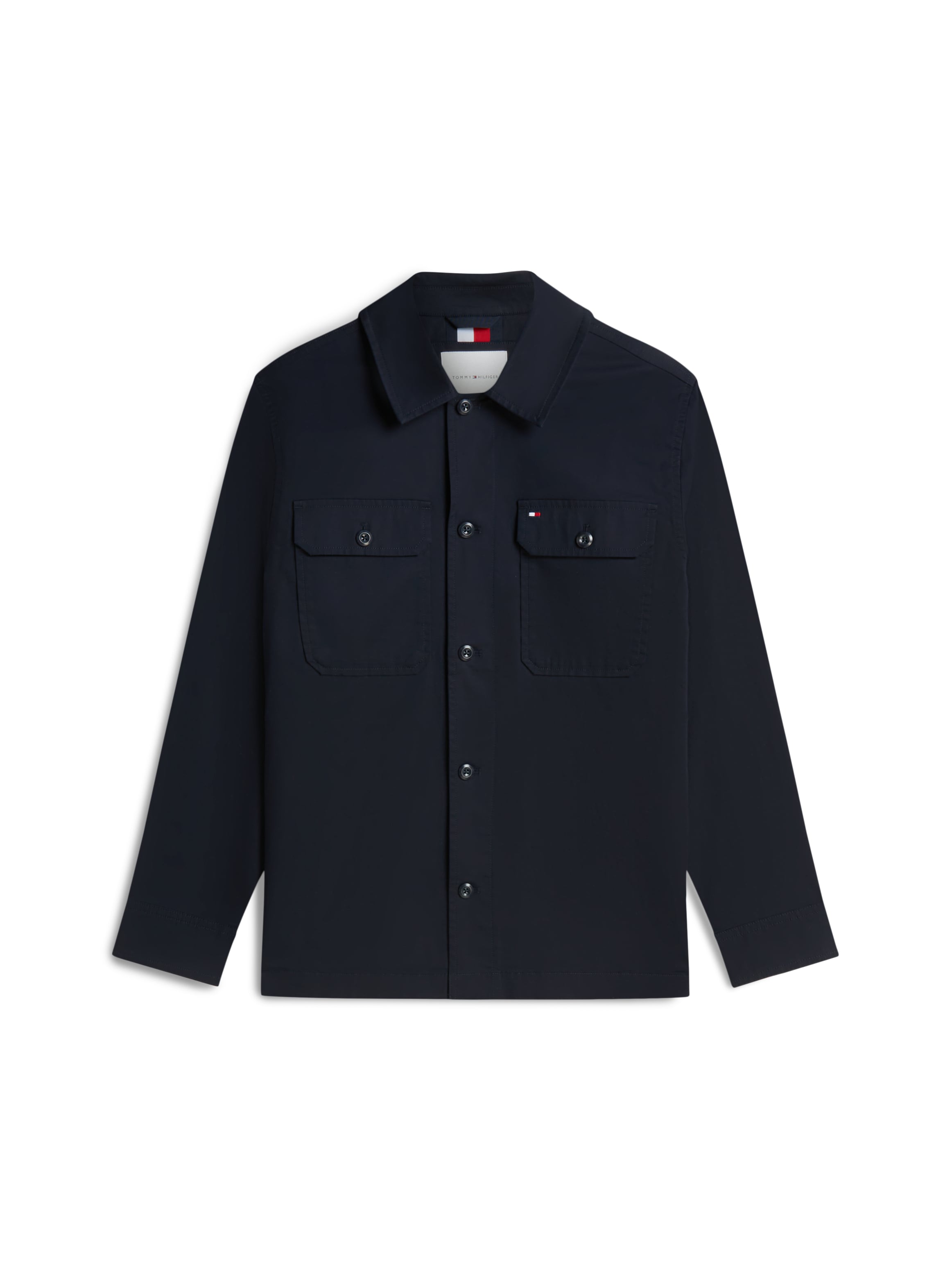 Tommy Hilfiger Hemdjacke »COTTON BLEND SHIRT JACKET« aus Baumwoll-Mix, Regular Fit