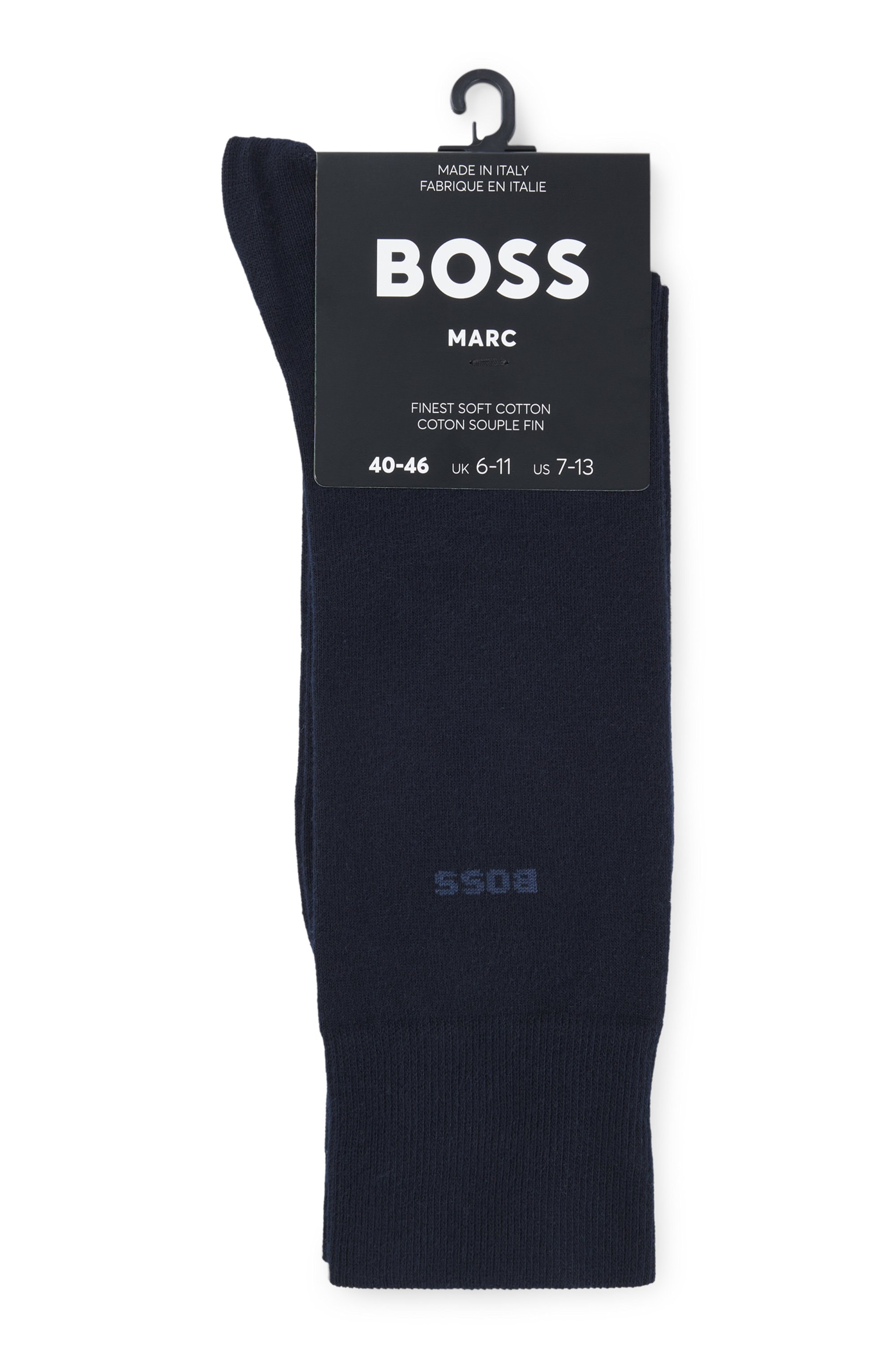 BOSS Basicsocken »Marc RS Uni«, mit eingesticktem Logoschriftzug