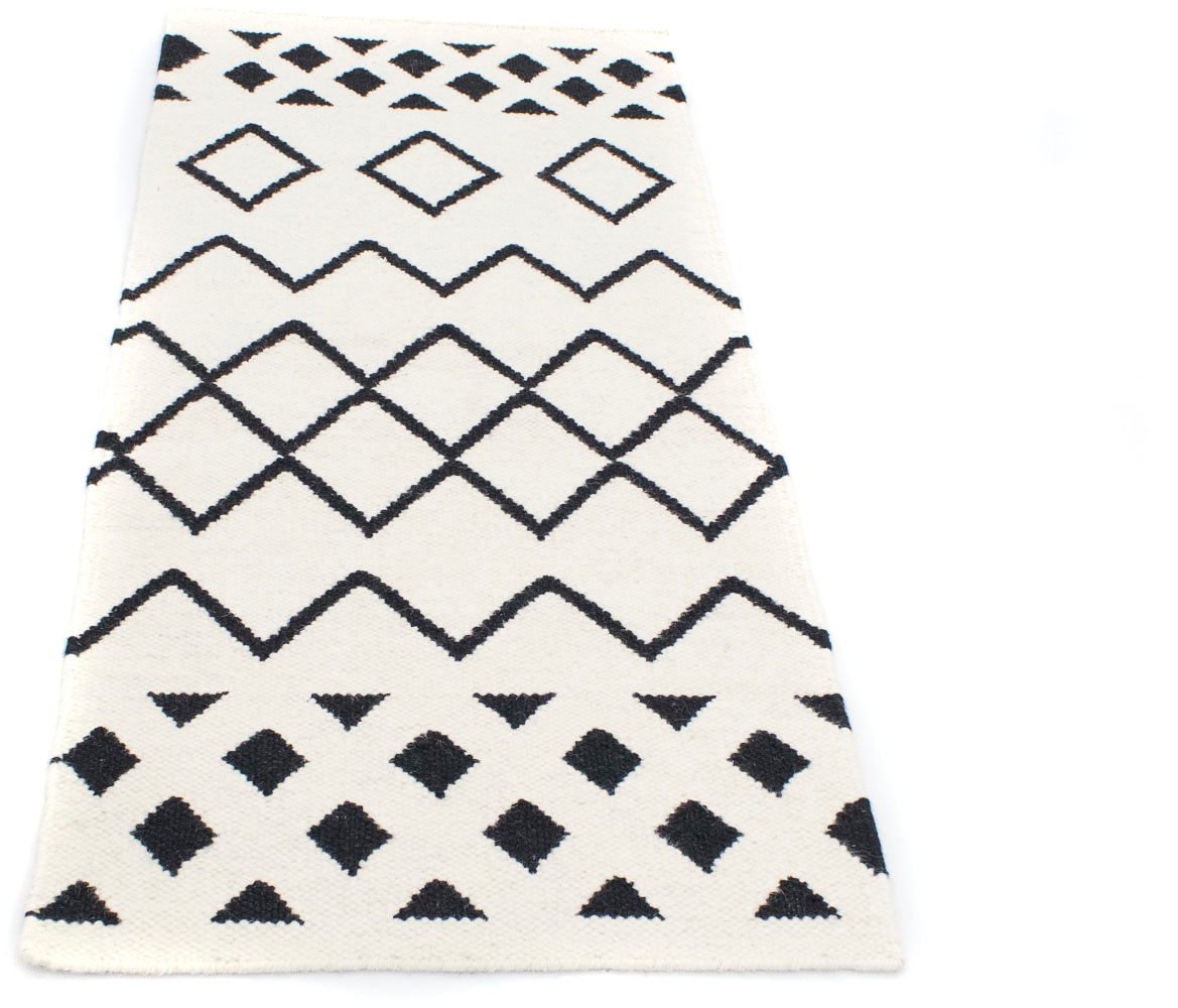 morgenland Wollteppich »Kelim Teppich handgewebt beige«, rechteckig,  Kurzflor kaufen bei OTTO