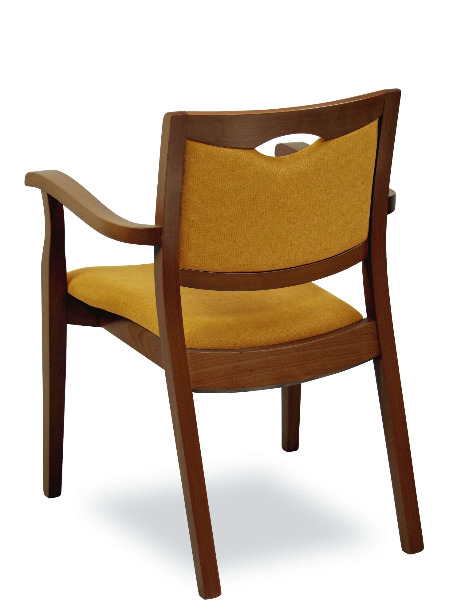 Home affaire Armlehnstuhl »London, Stuhl, Komfortsessel, 3 Gestellfarben, Made in Italy« () 1 Stk.Extra-komfortabel, ergonomisch, fleckenabweisendes Gewebe, Massivholz