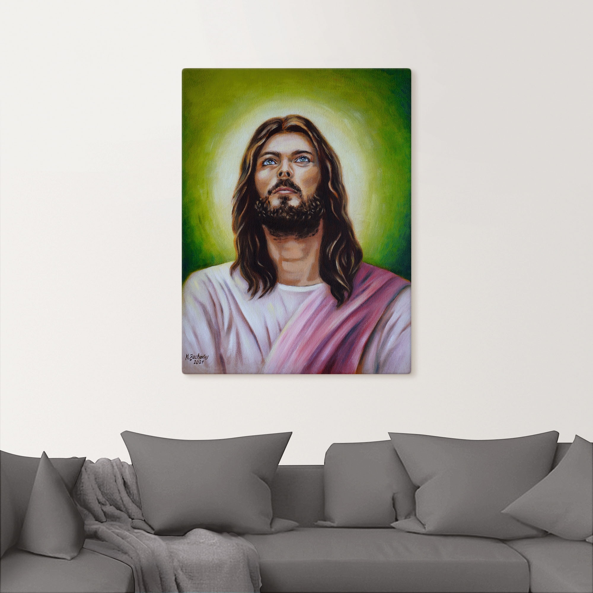 Artland Wandbild »Jesus Christus Porträt«, Christliche Bilder, (1 St.), als Leinwandbild, Poster in verschied. Größen