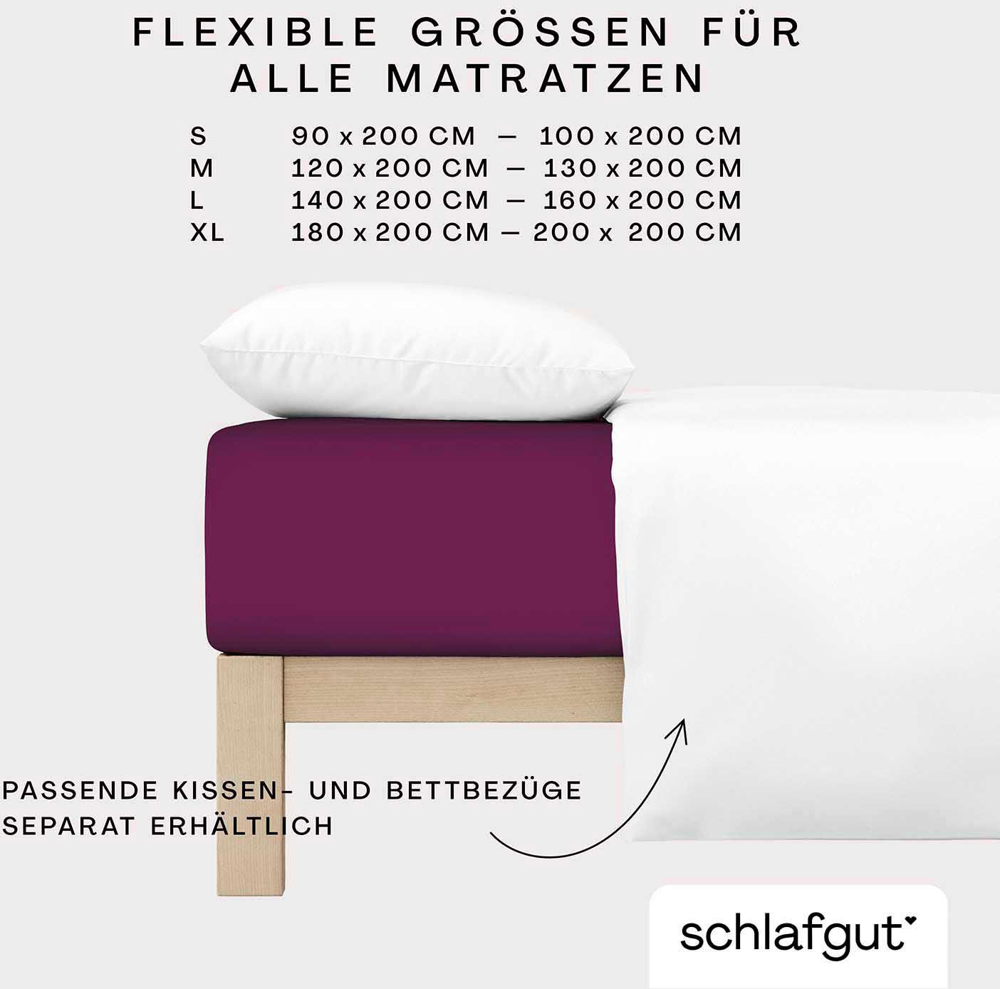 Schlafgut Spannbettlaken »Cool Contact« 100% gekämmte Mikrofaser