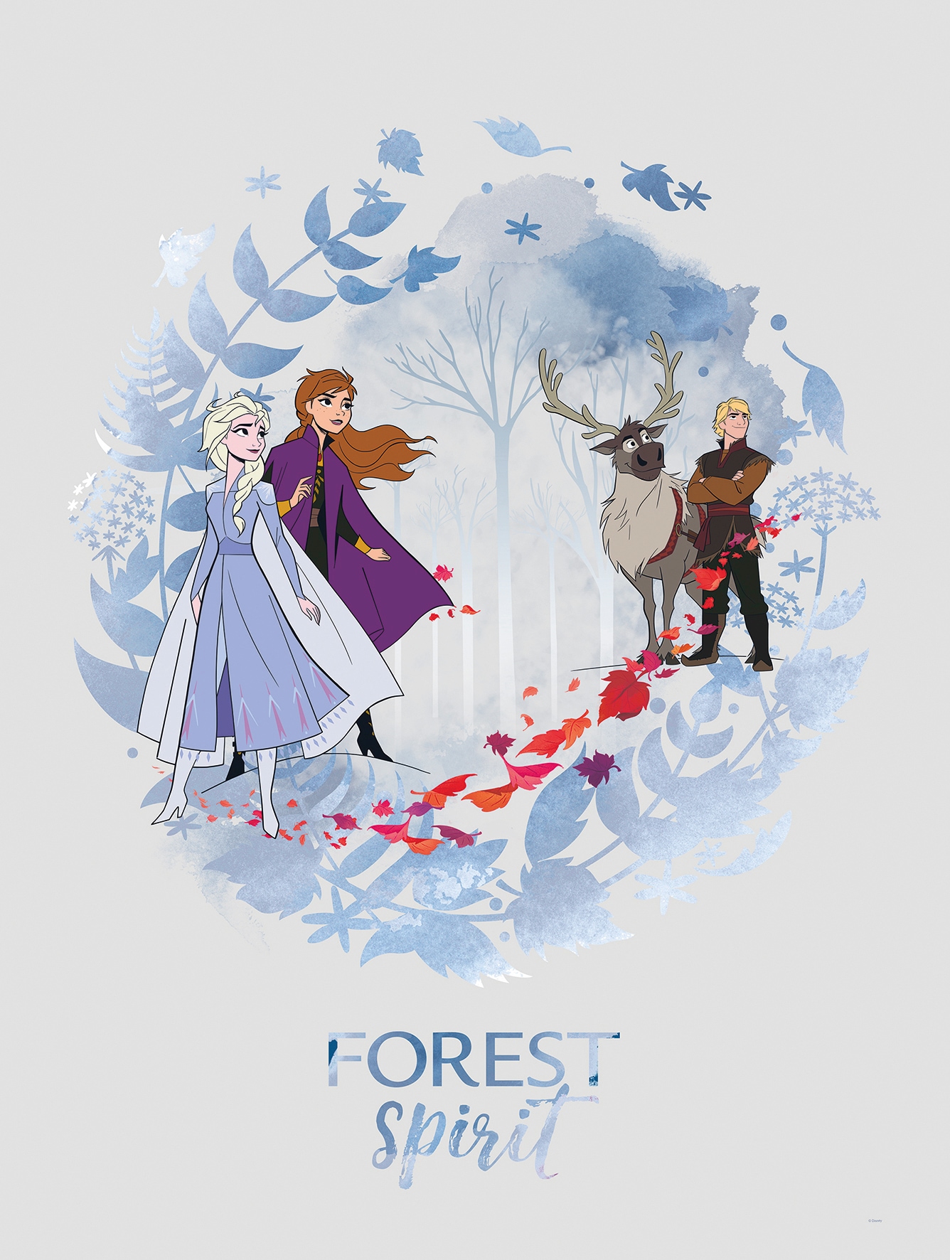 Komar Poster »Frozen Spirit«, Disney, (1 St.), Kinderzimmer, Schlafzimmer, Wohnzimmer