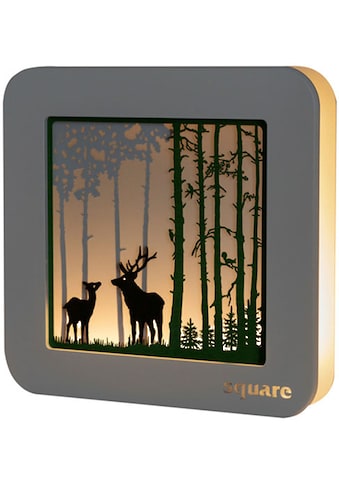Weigla LED-Bild »Square - Wandbild Wald, Weihnachtsdeko«, (1 St.), mit Timerfunktion kaufen