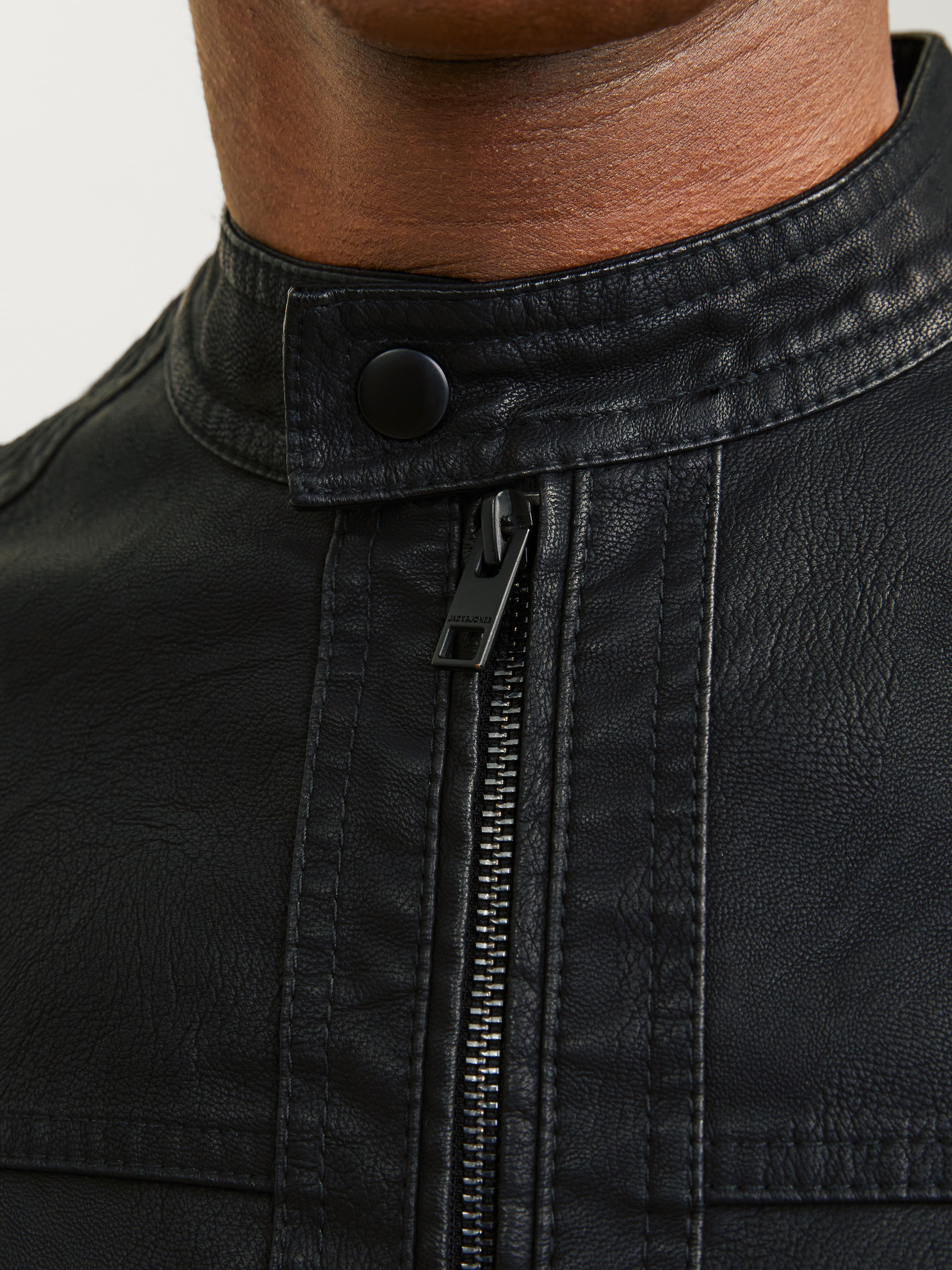 Jack & Jones Lederimitatjacke »JJEWARNER JACKET NOOS«