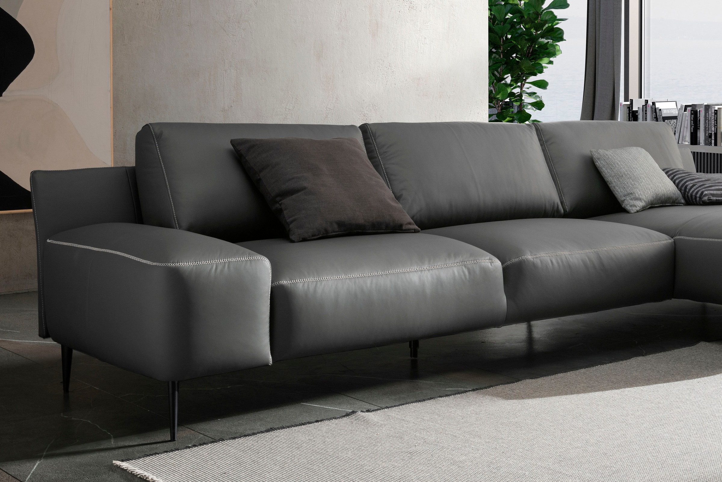 designwerk Ecksofa »Forma L-Form, zeitloses Designsofa mit aktuellem Fuß«, in hochwertiger Verarbeitung & tollem Sitzkomfort