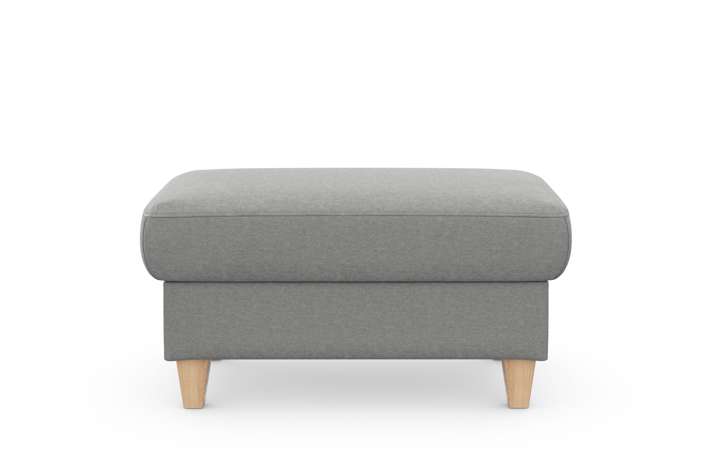 sit&more Stauraumhocker »Farö«, mit Stauraum und Federkern und naturfarbenen Füßen
