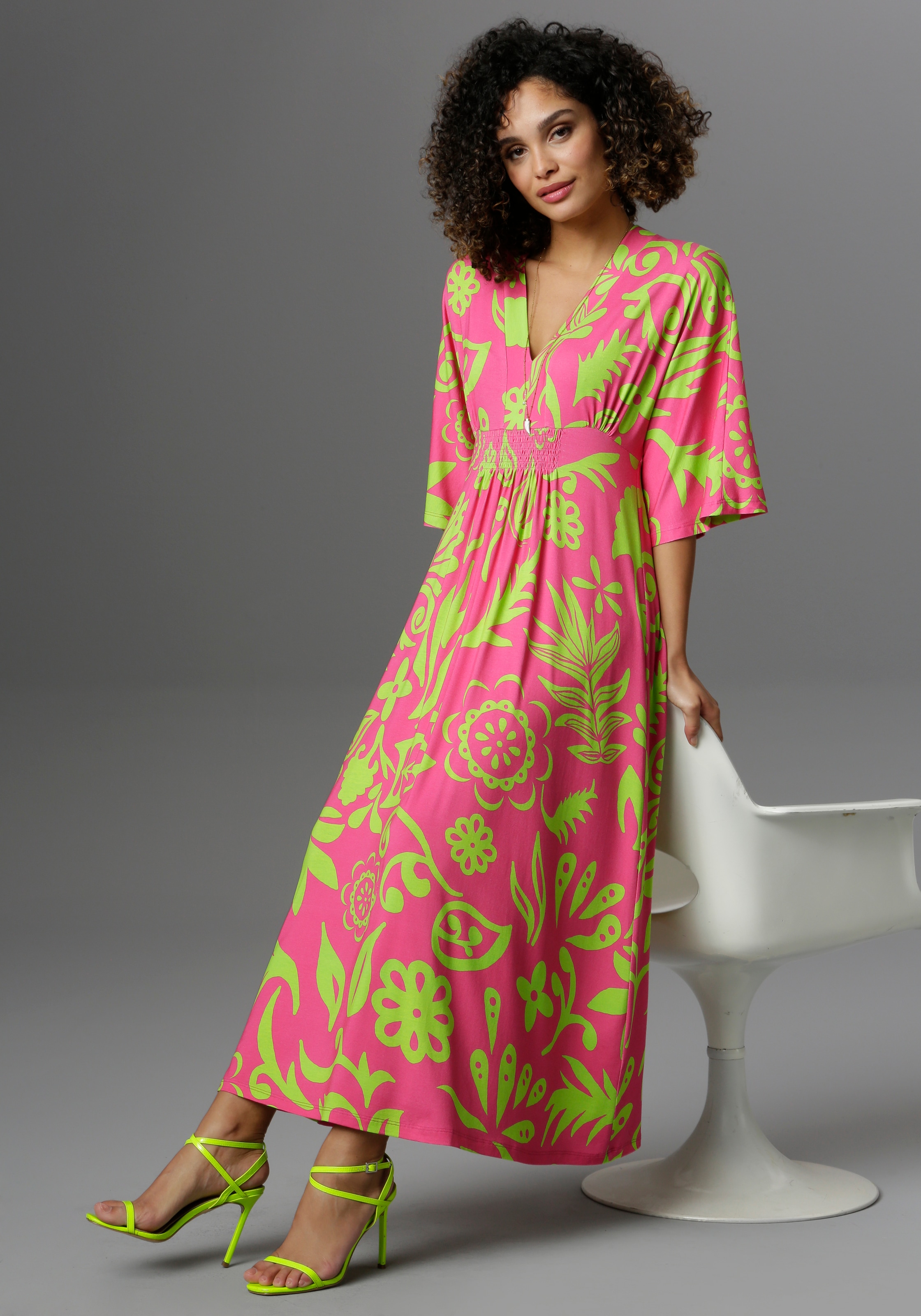 OTTO kaufen Pinkes Kleid online Pinkfarbene bei Kleider | jetzt