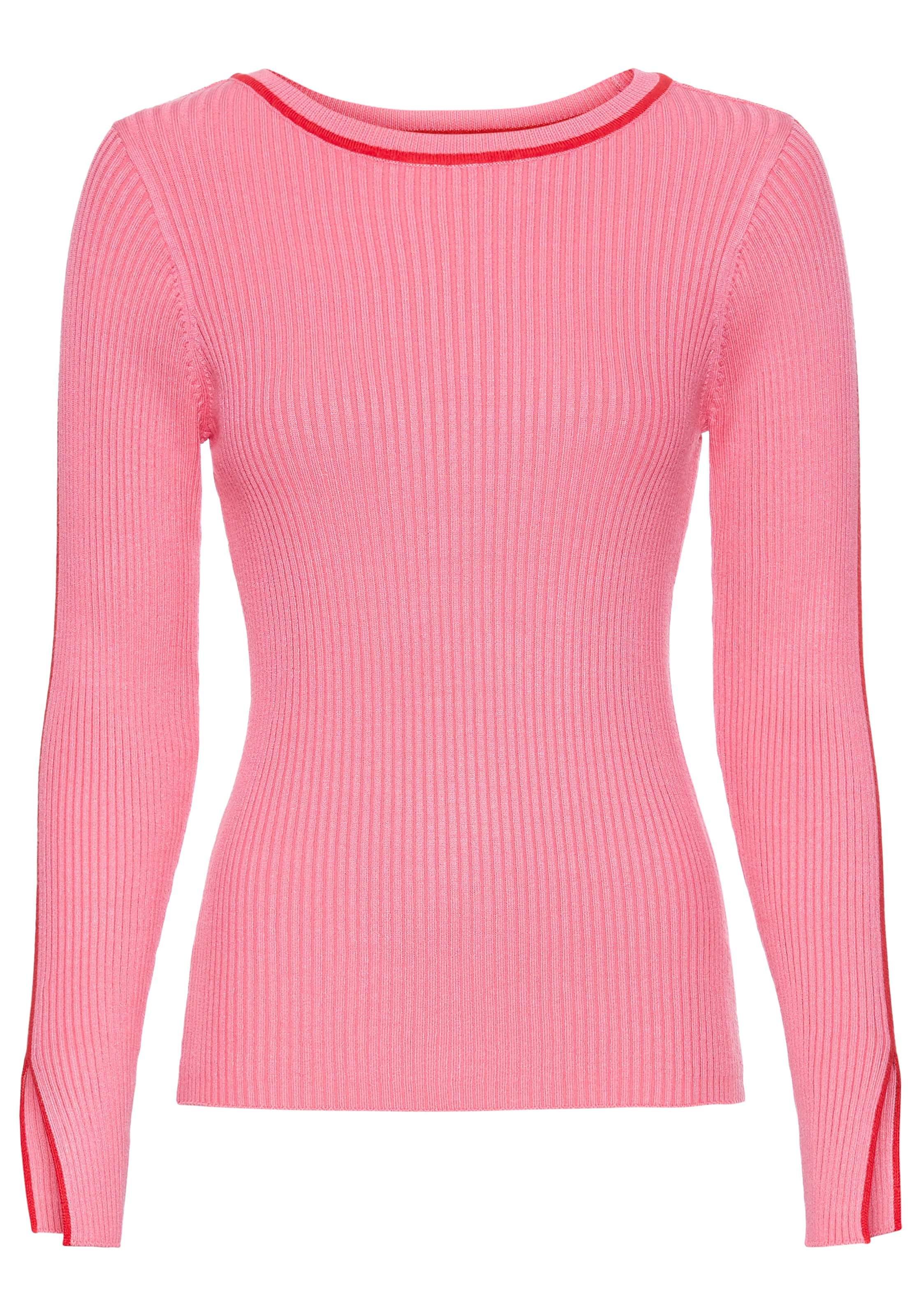 HECHTER PARIS Strickpullover, mit Kontrastdetails